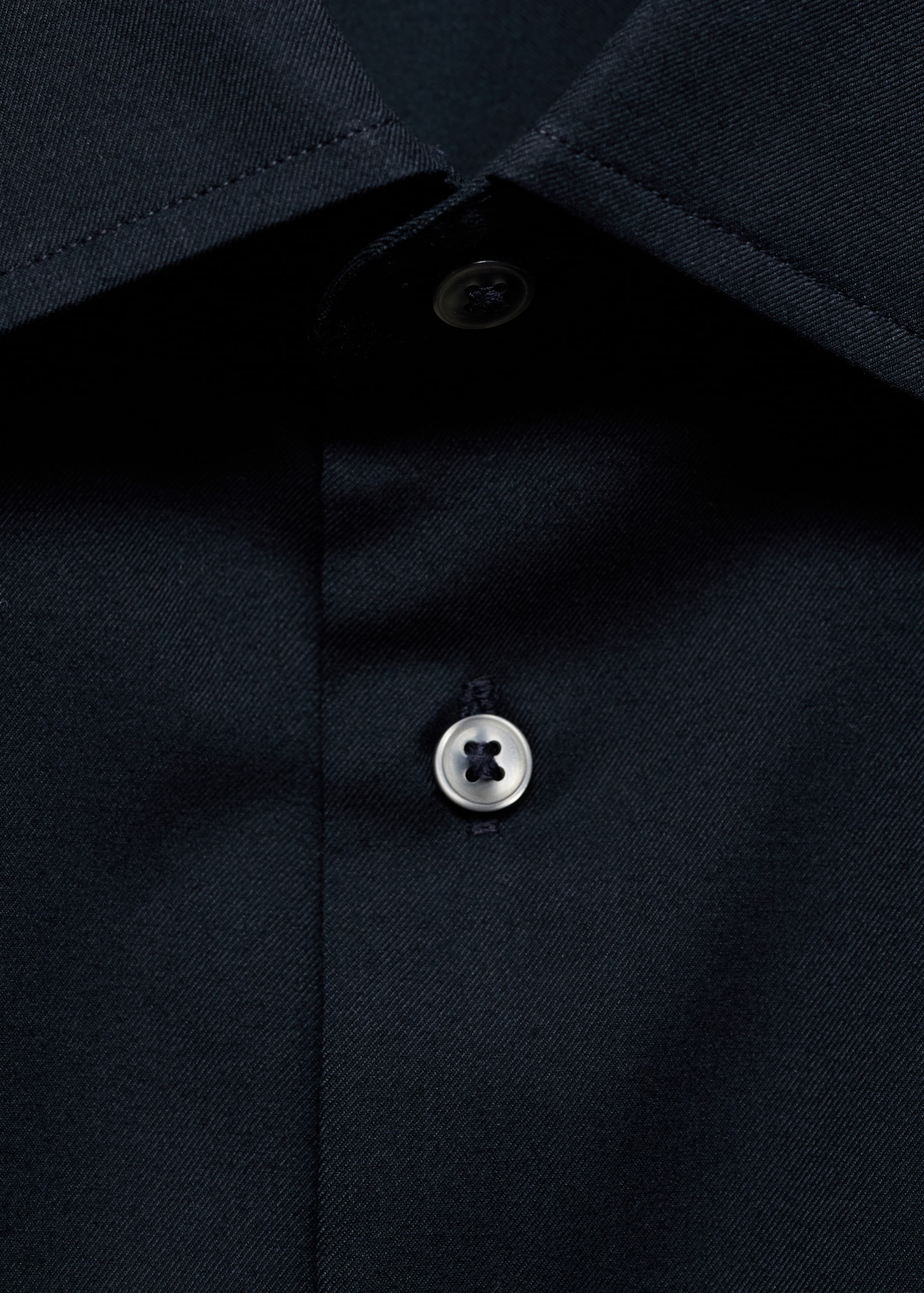 100% cotton twill regular-fit shirt - Details of the article 0