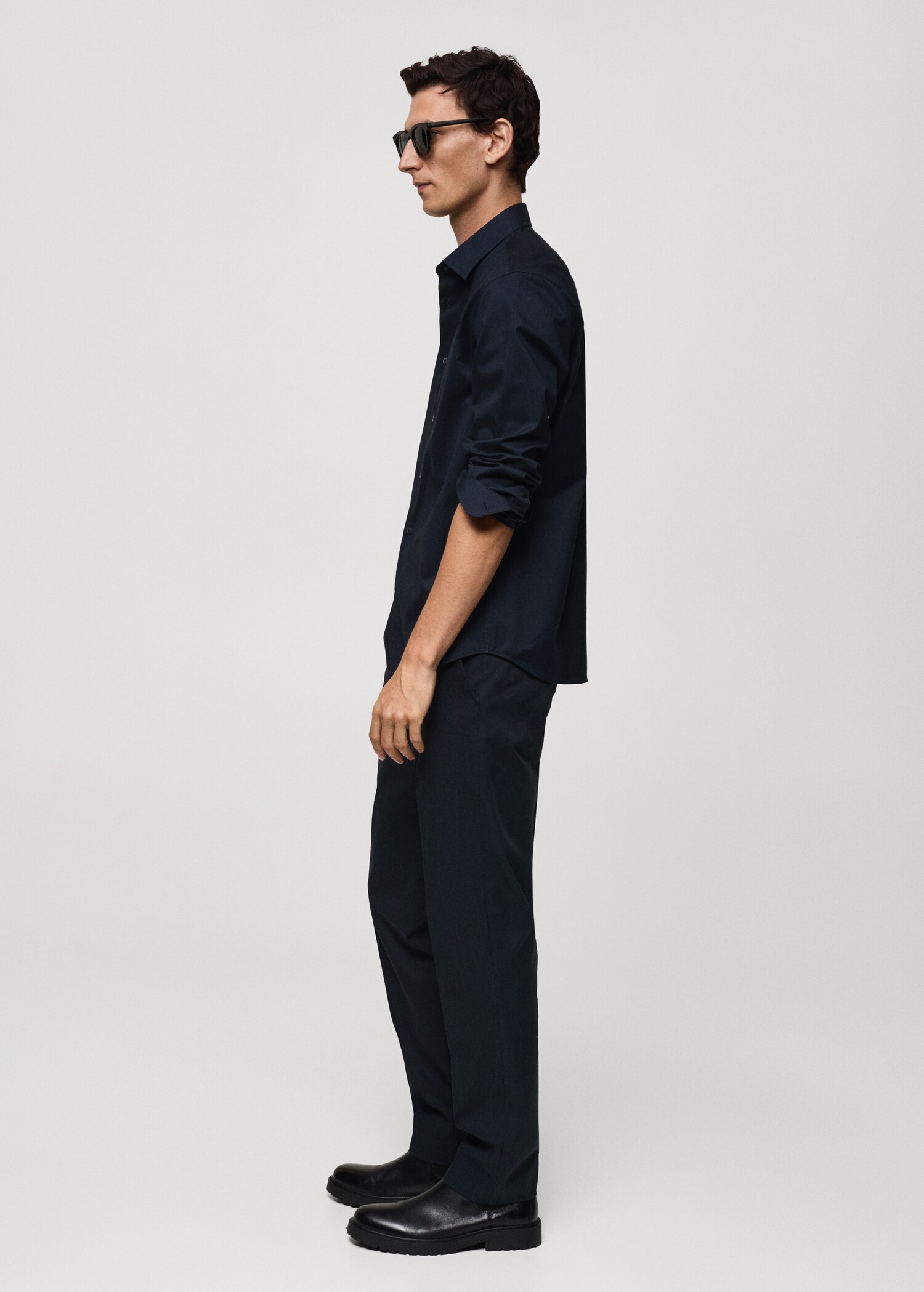 Camisa 100% algodón twill regular fit - Detalle del artículo 6