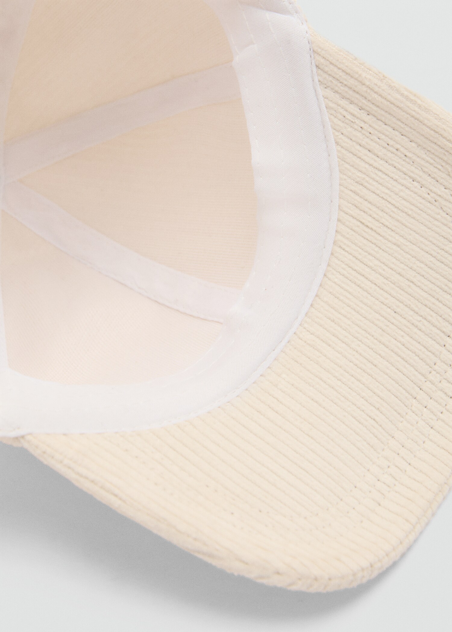 Corduroy cap - Details of the article 1