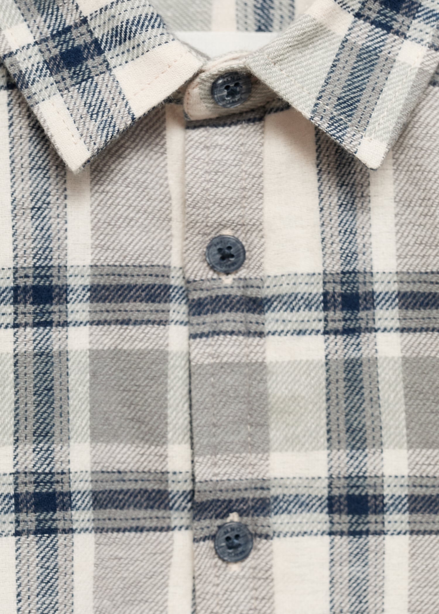 Check cotton shirt - Details of the article 8