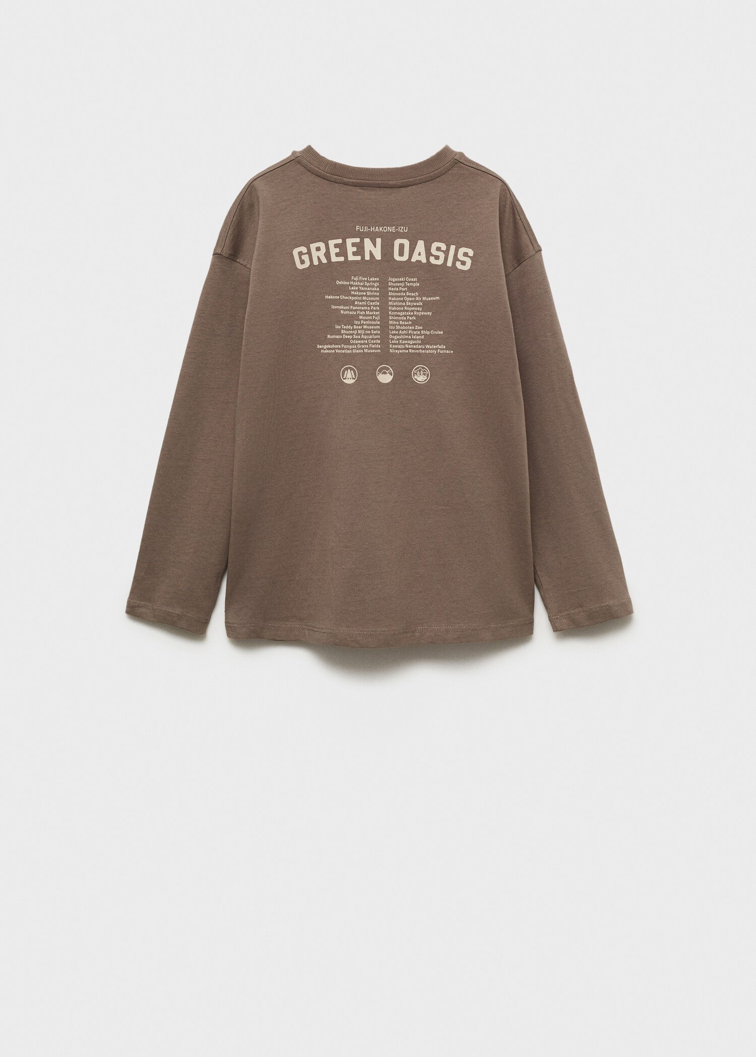 Embroidered long-sleeved t-shirt - Reverse of the article