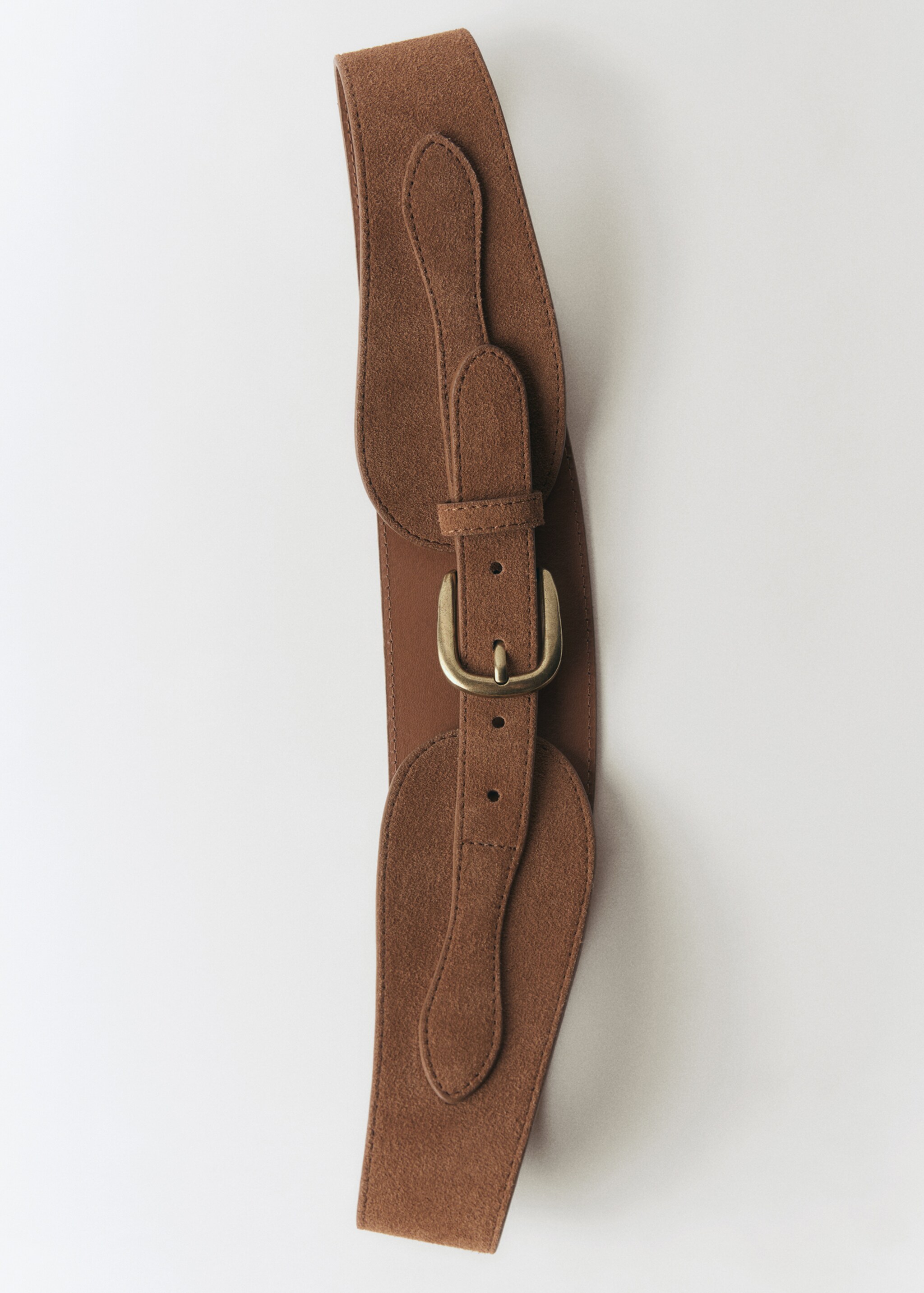 Wide leather belt - Details of the article 2