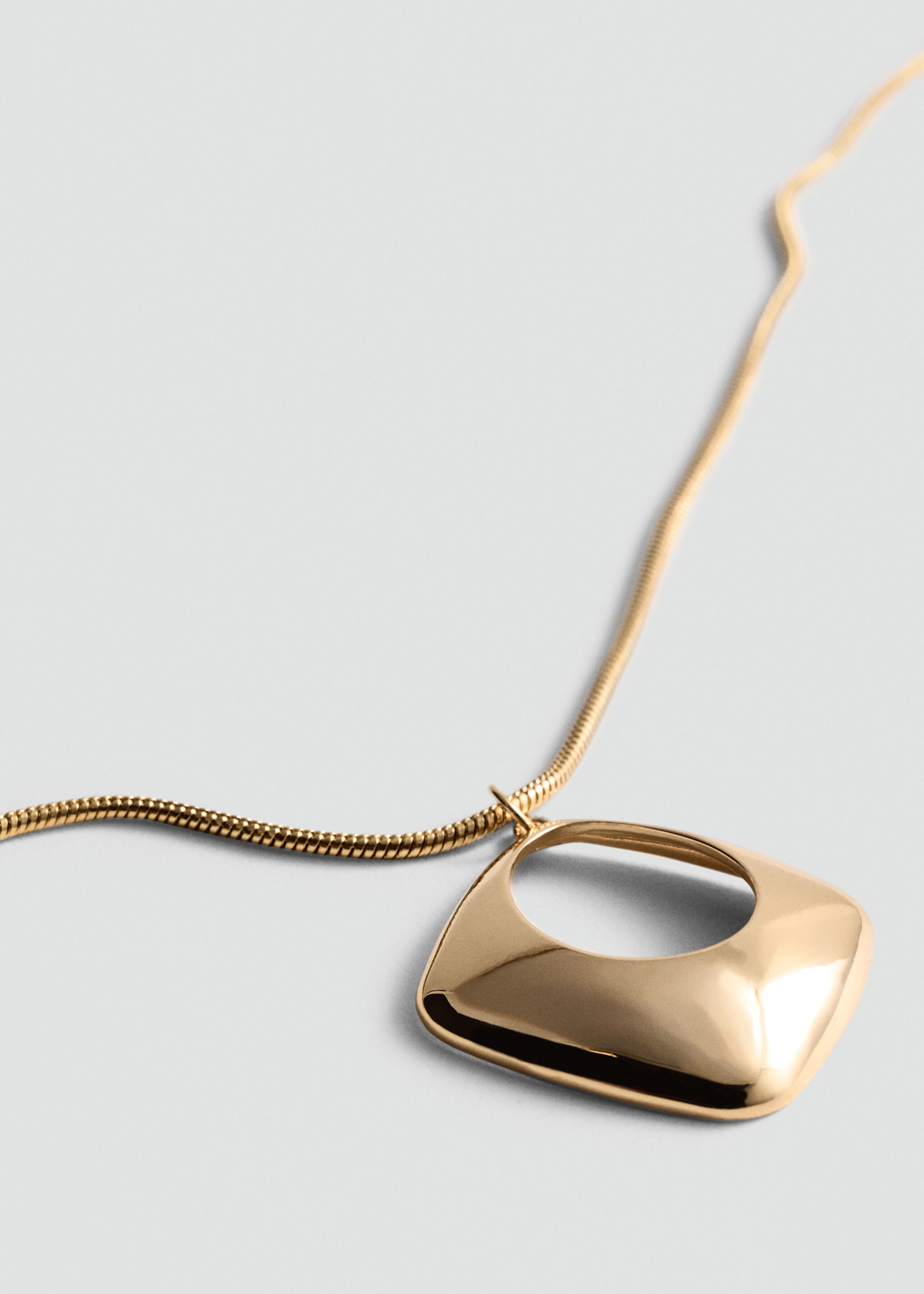 Geometric pendant necklace - Medium plane