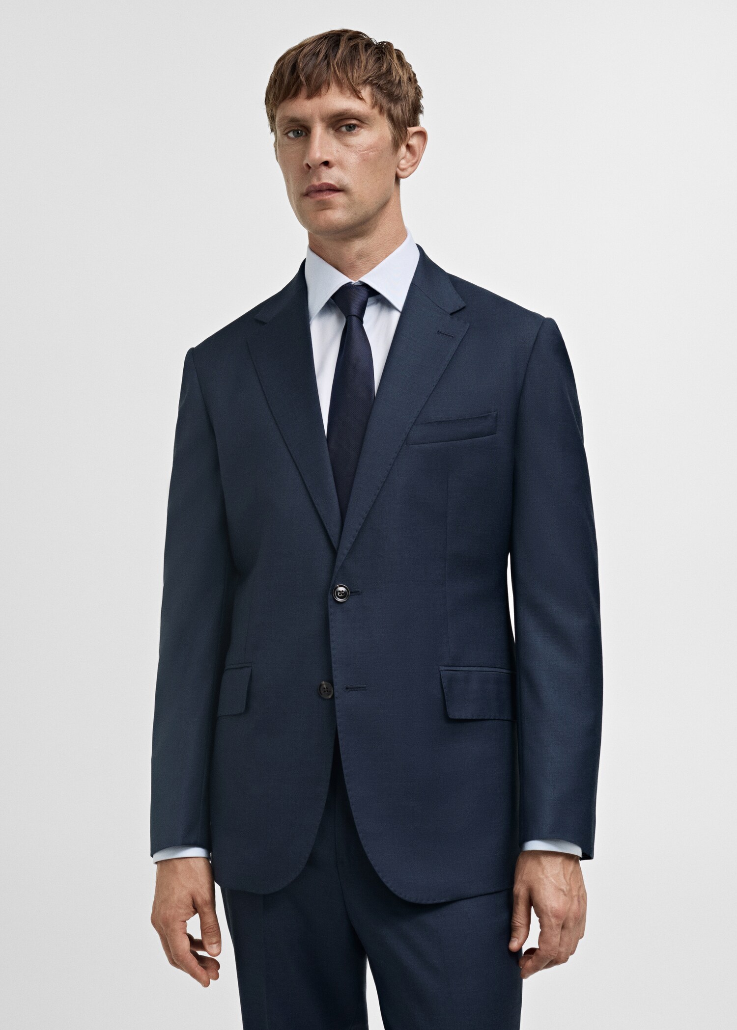 Veste costume Venecia 100 % laine vierge - Plan moyen