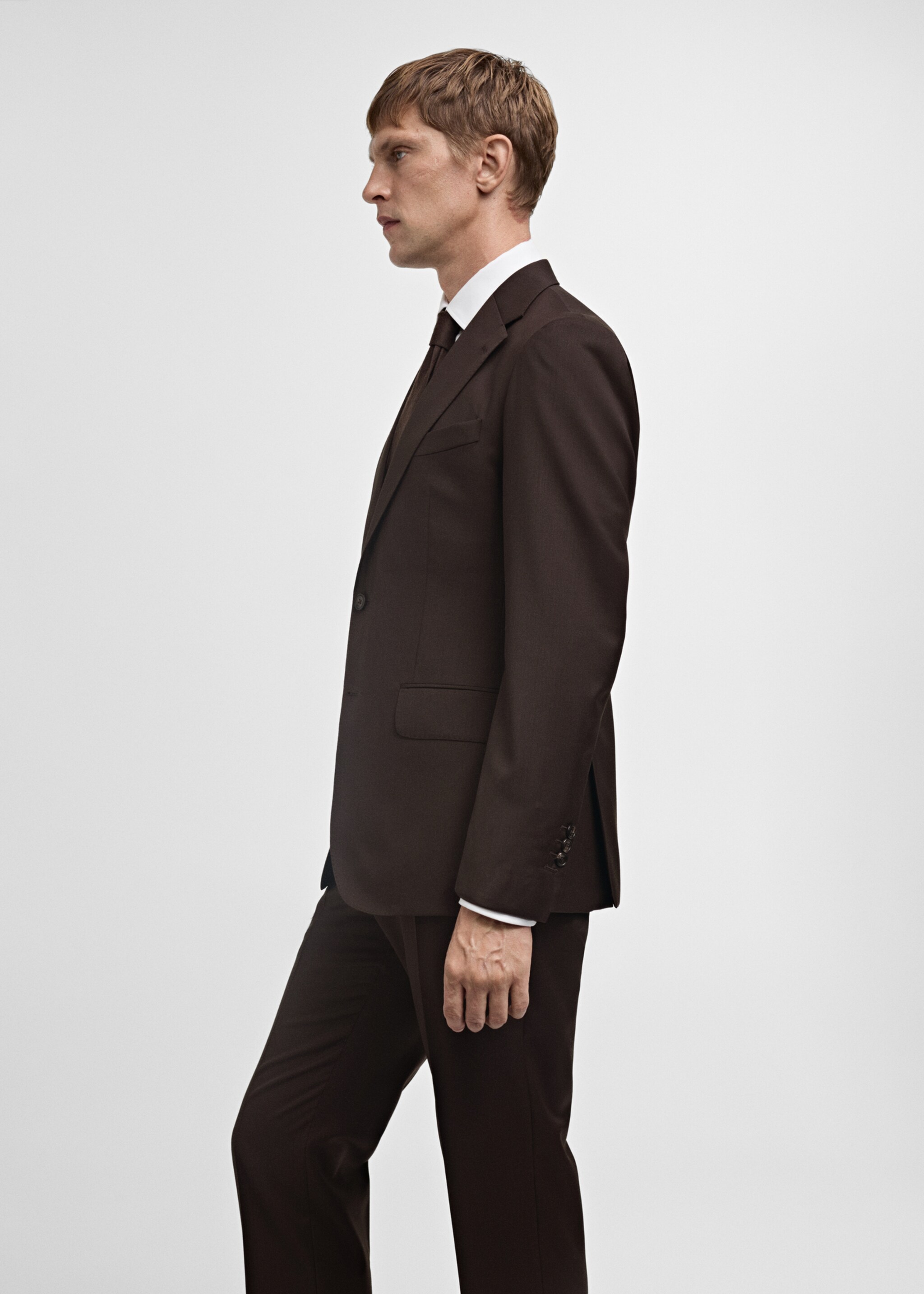 Venice 100% virgin wool suit jacket - Details of the article 2