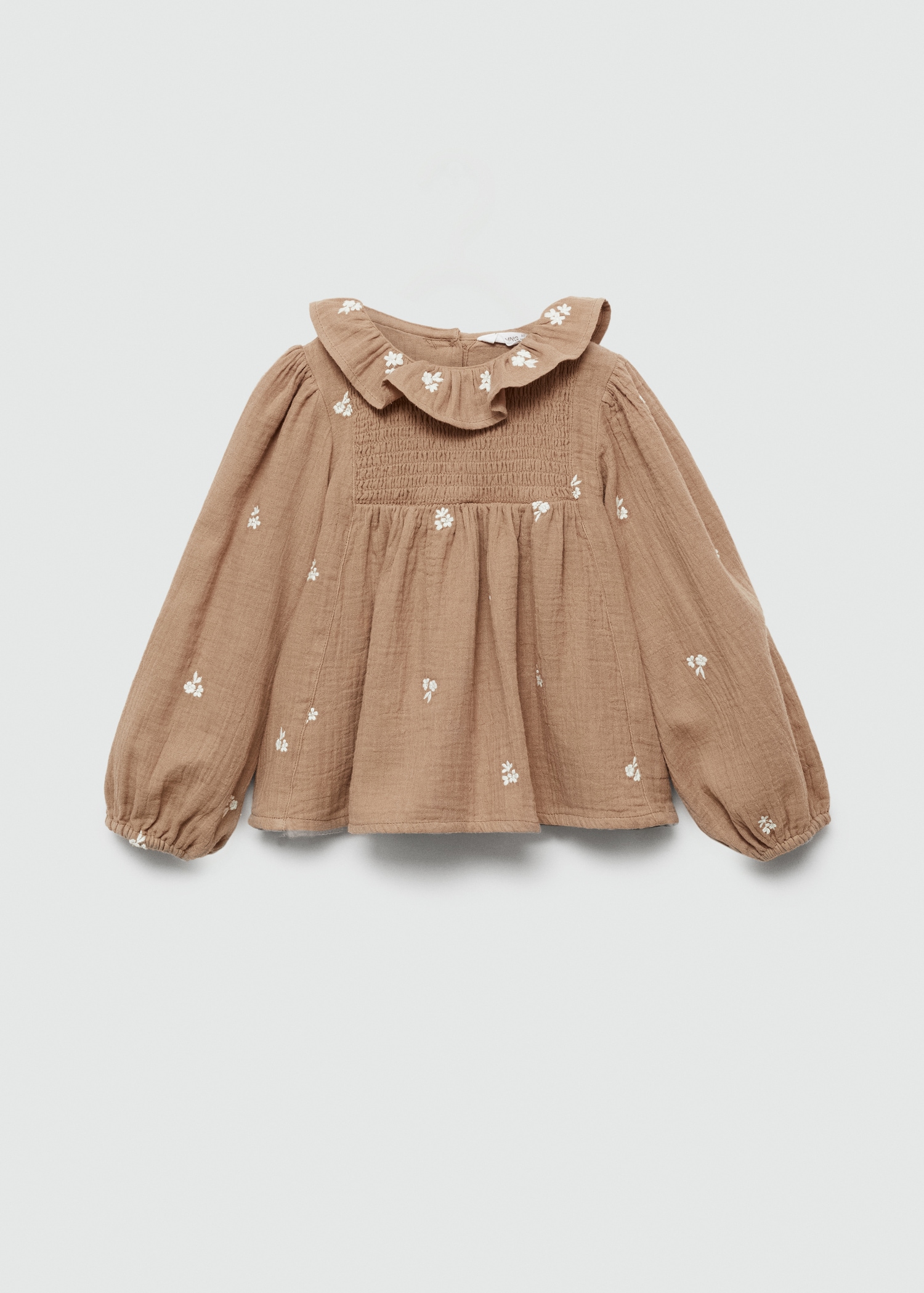 Embroidered cotton blouse - Article without model