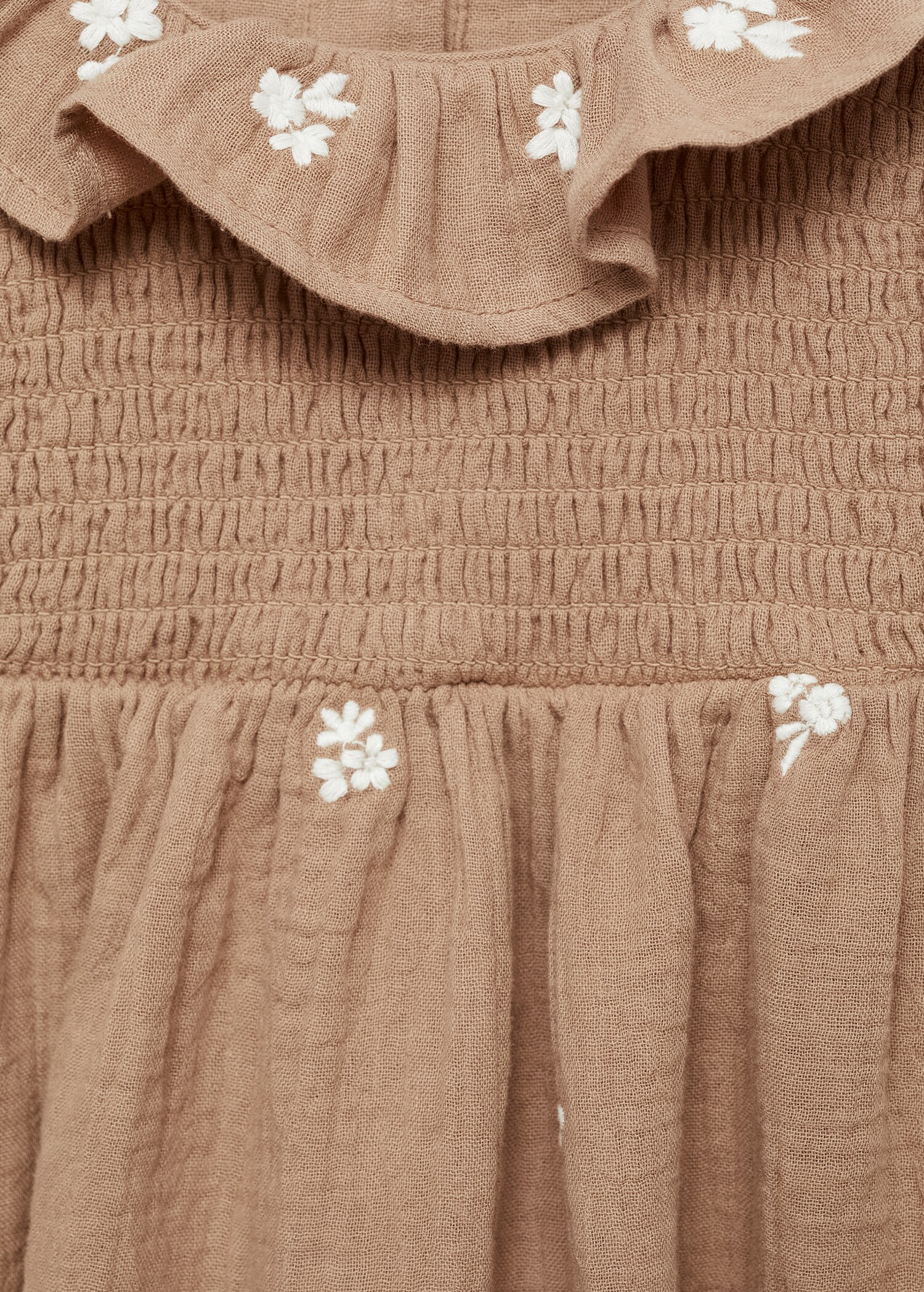 Embroidered cotton blouse - Details of the article 8