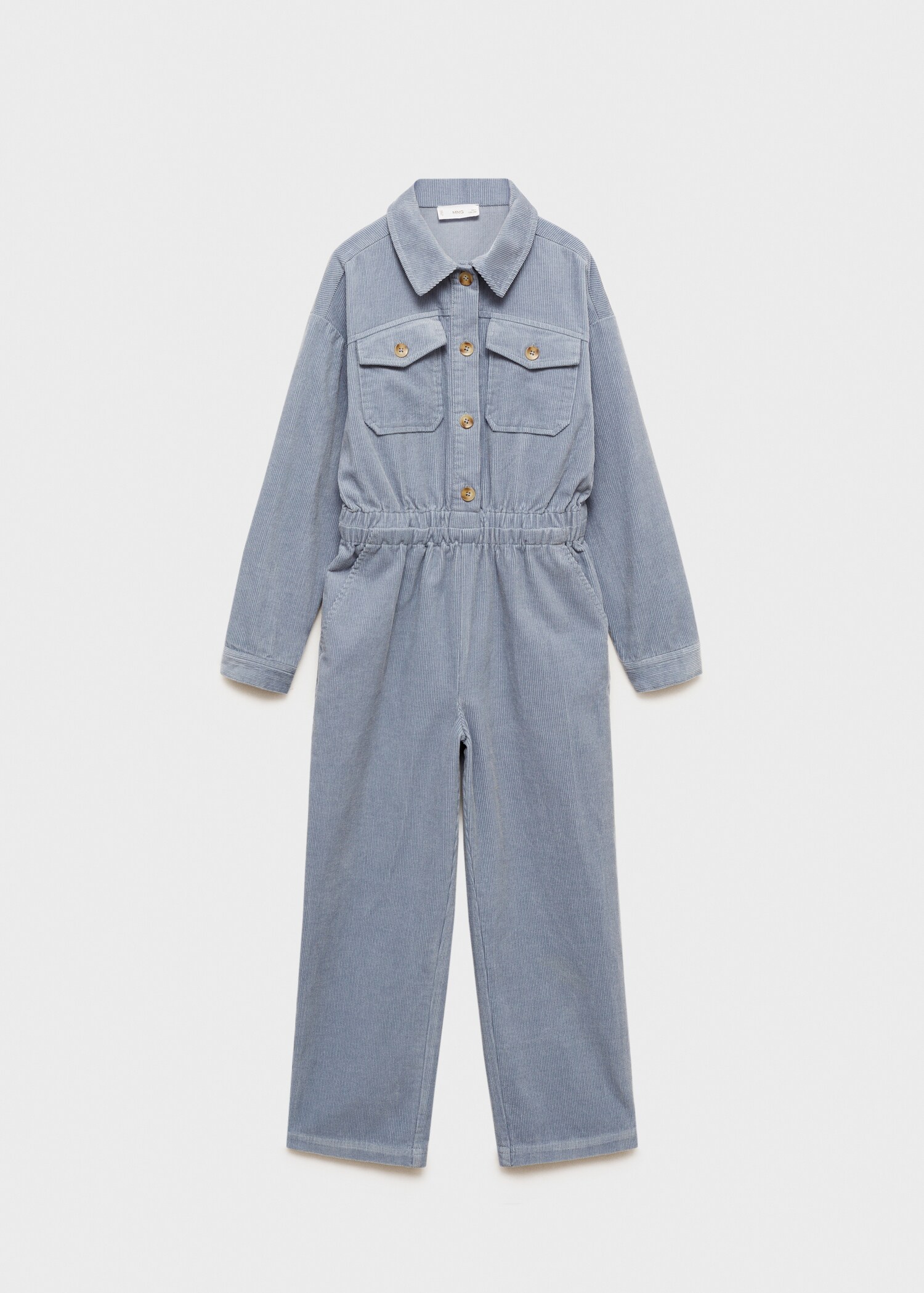 Lang jumpsuit i cord - Artikkel uten modell