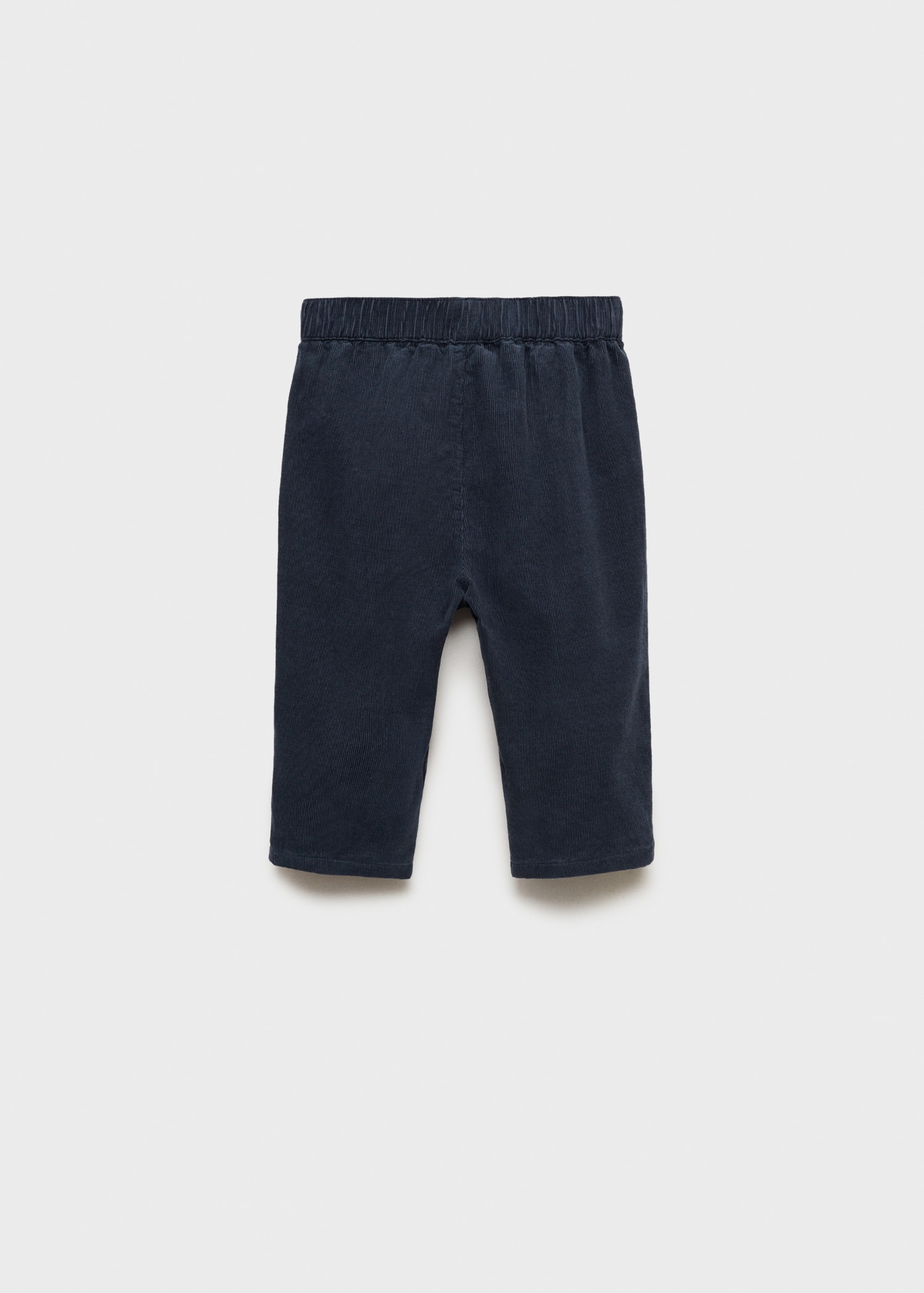 Buttoned corduroy trousers - Reverse of the article