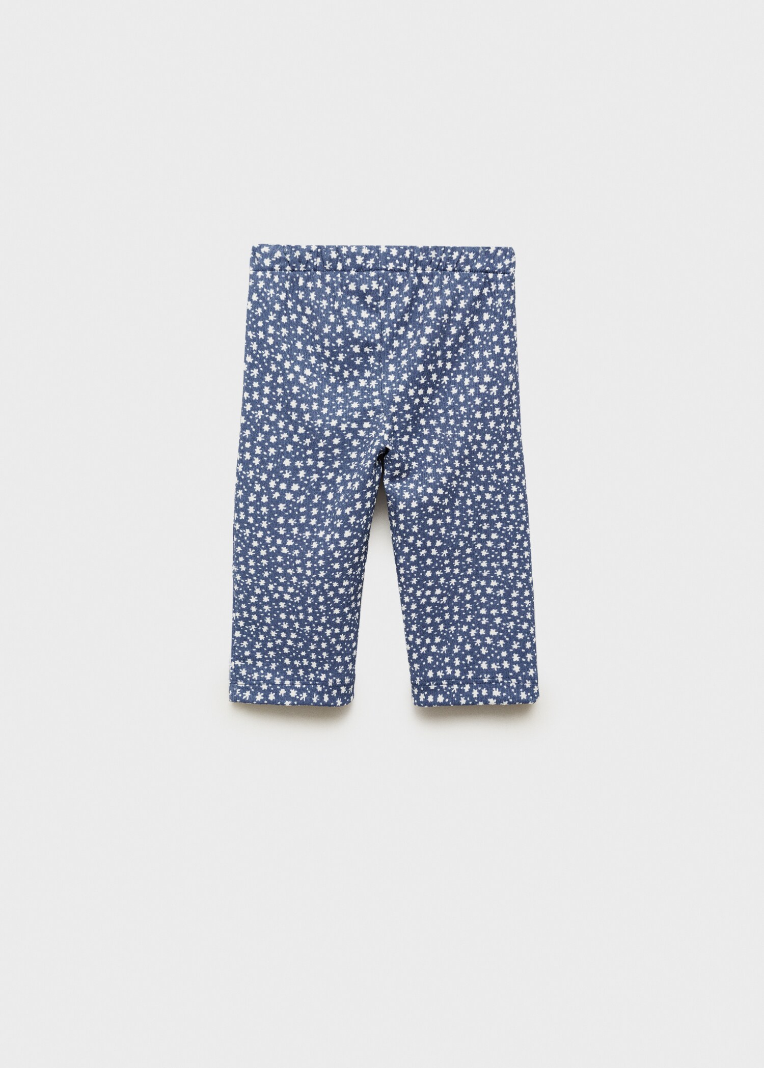 Printed flared trousers - Reverse of the article
