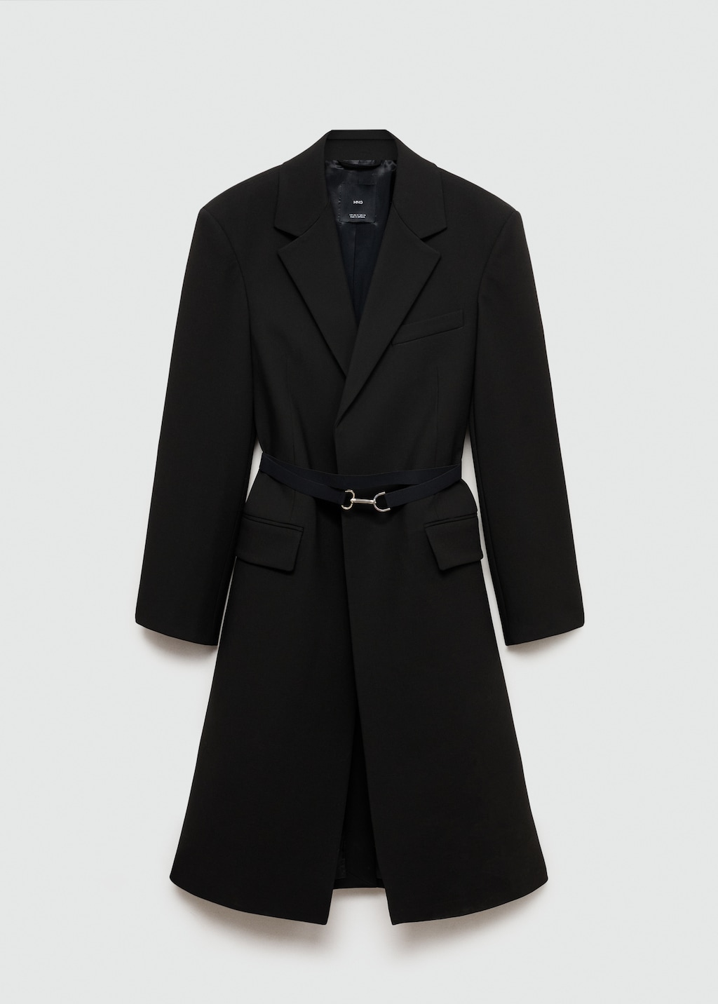 Mango structured wool coat new arrivals