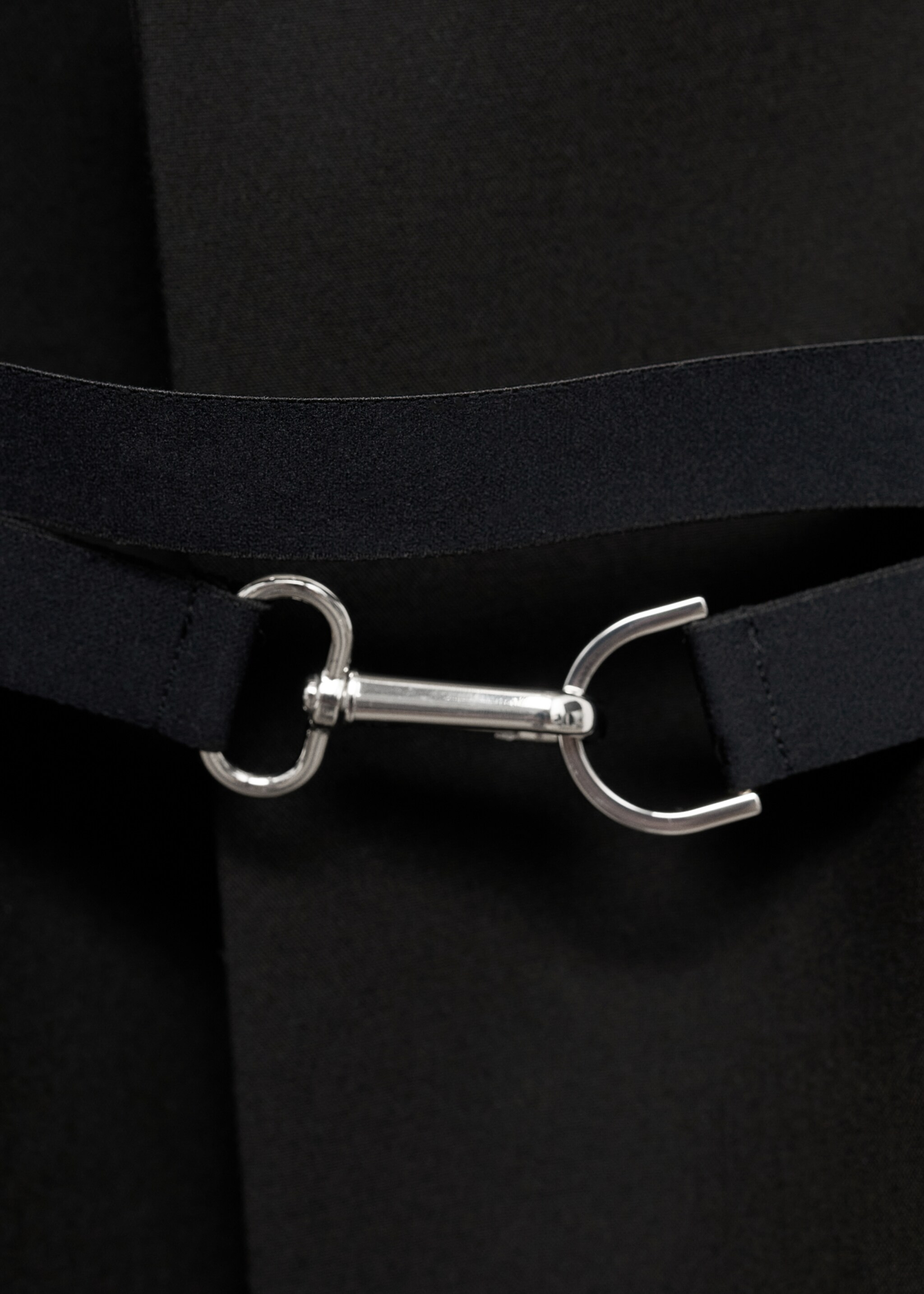 Manteau structuré double tissu ceinture - Détail de l'article 8