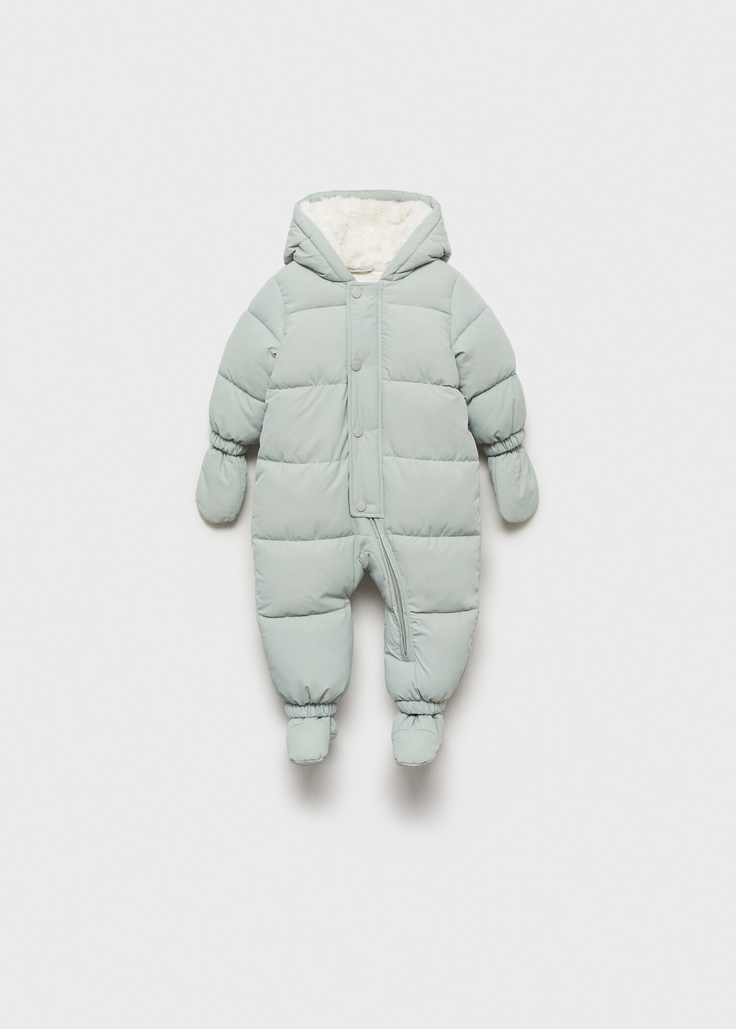 Fur-effect one piece suit - Article without model