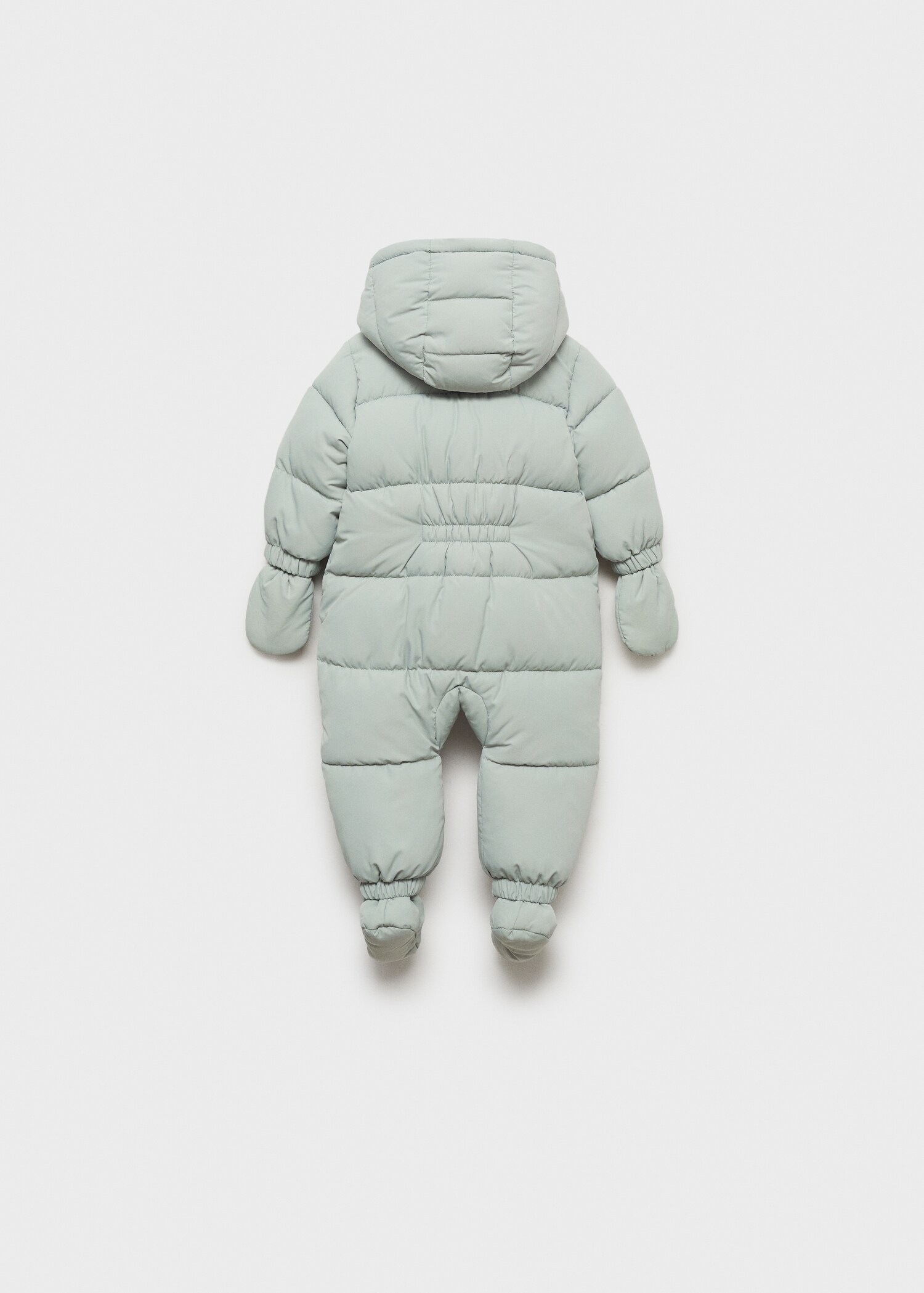 Fur-effect one piece suit - Reverse of the article