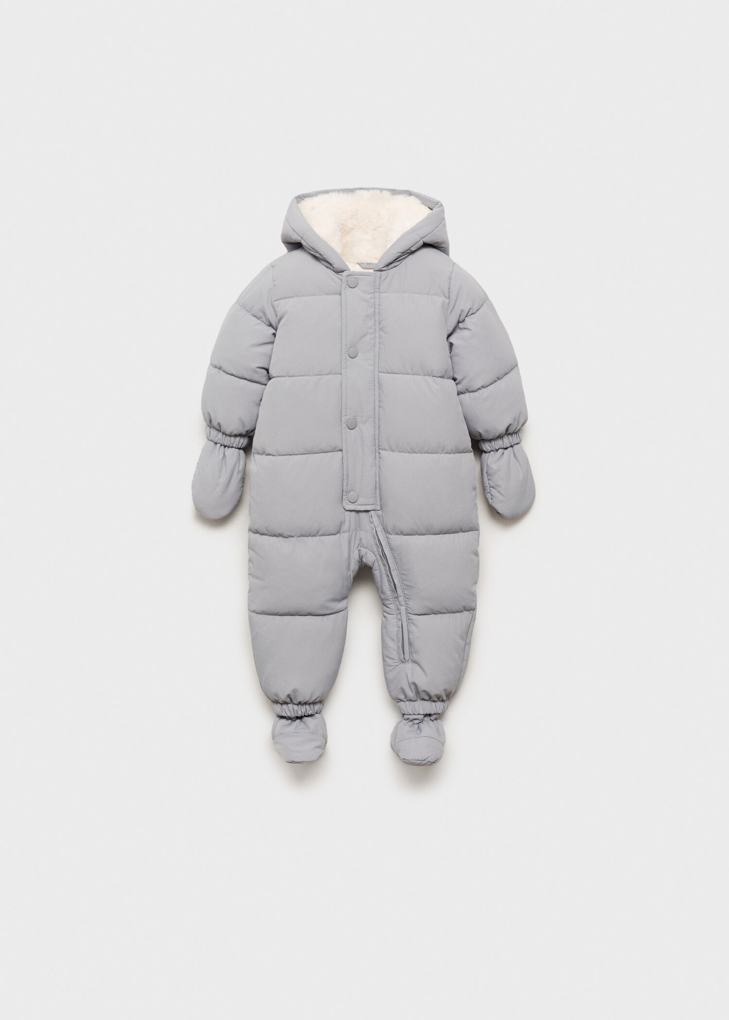 Fur-effect one piece suit - Article without model