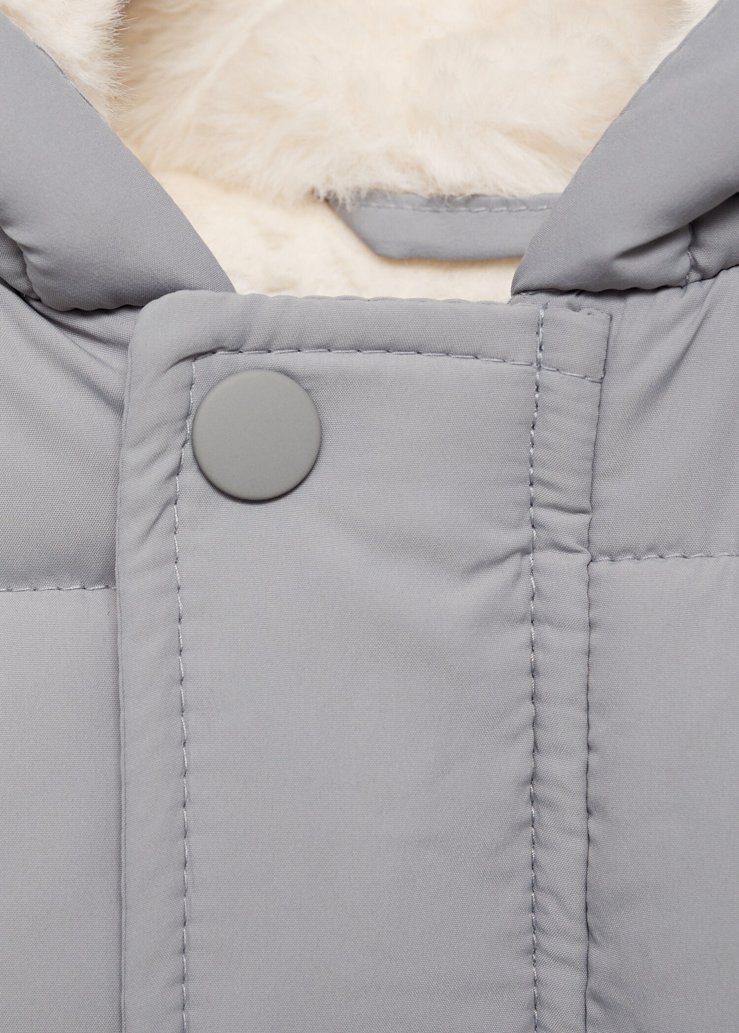 Fur-effect one piece suit - Details of the article 8