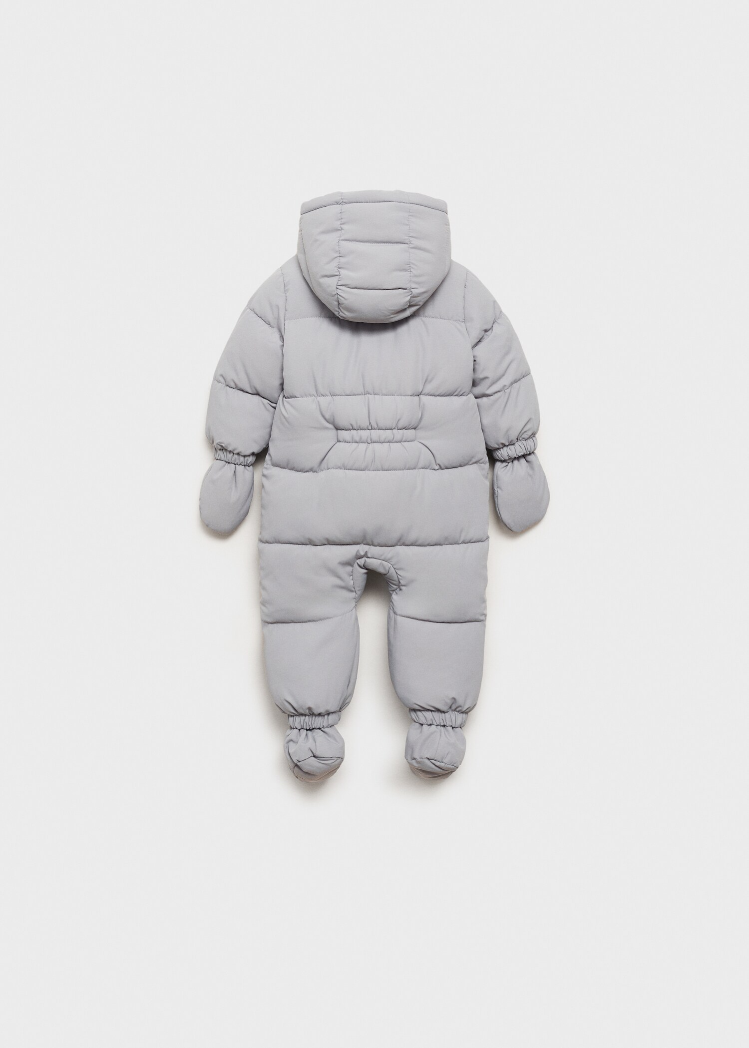 Fur-effect one piece suit - Reverse of the article