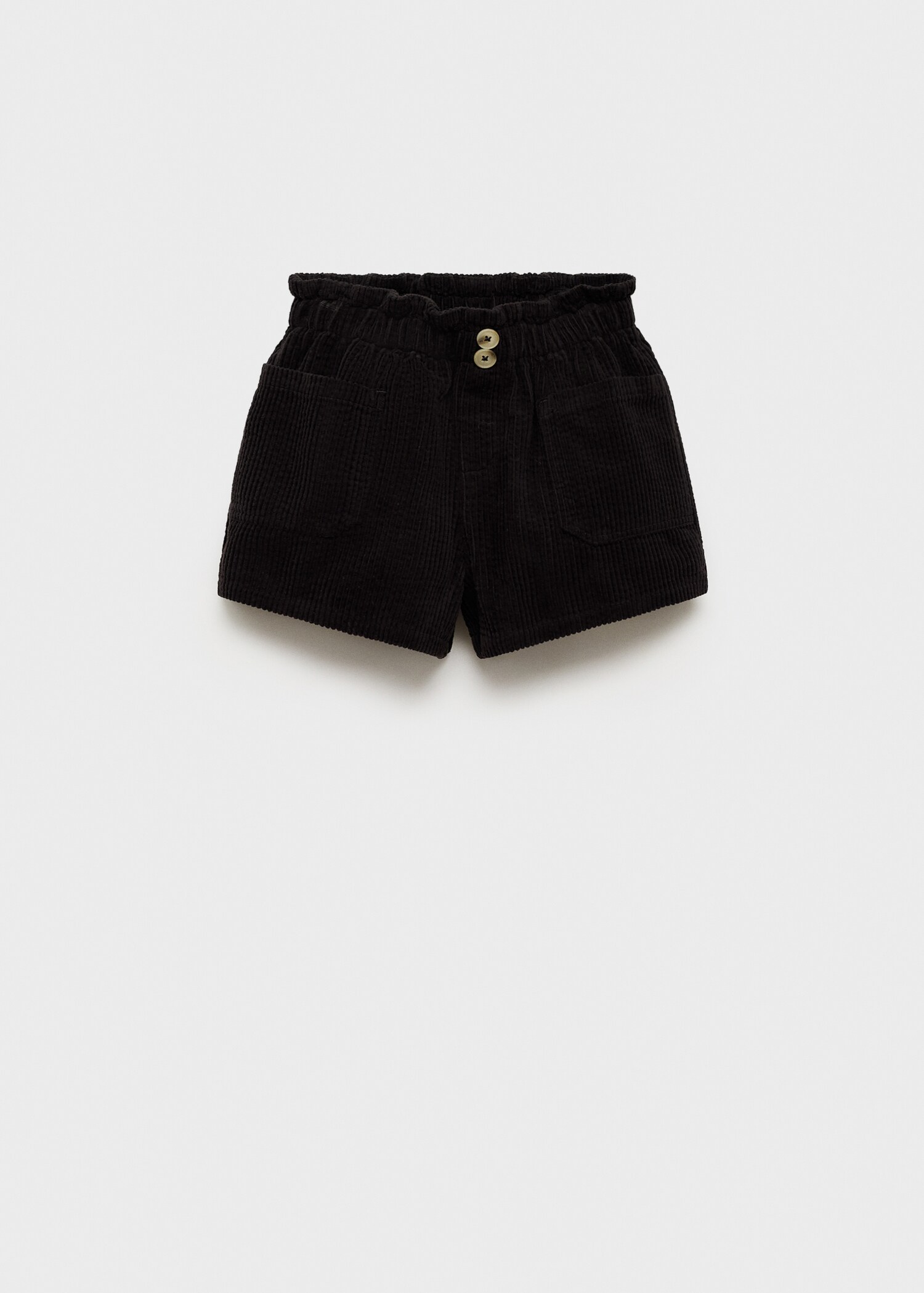 Corduroy paper bag shorts - Article without model