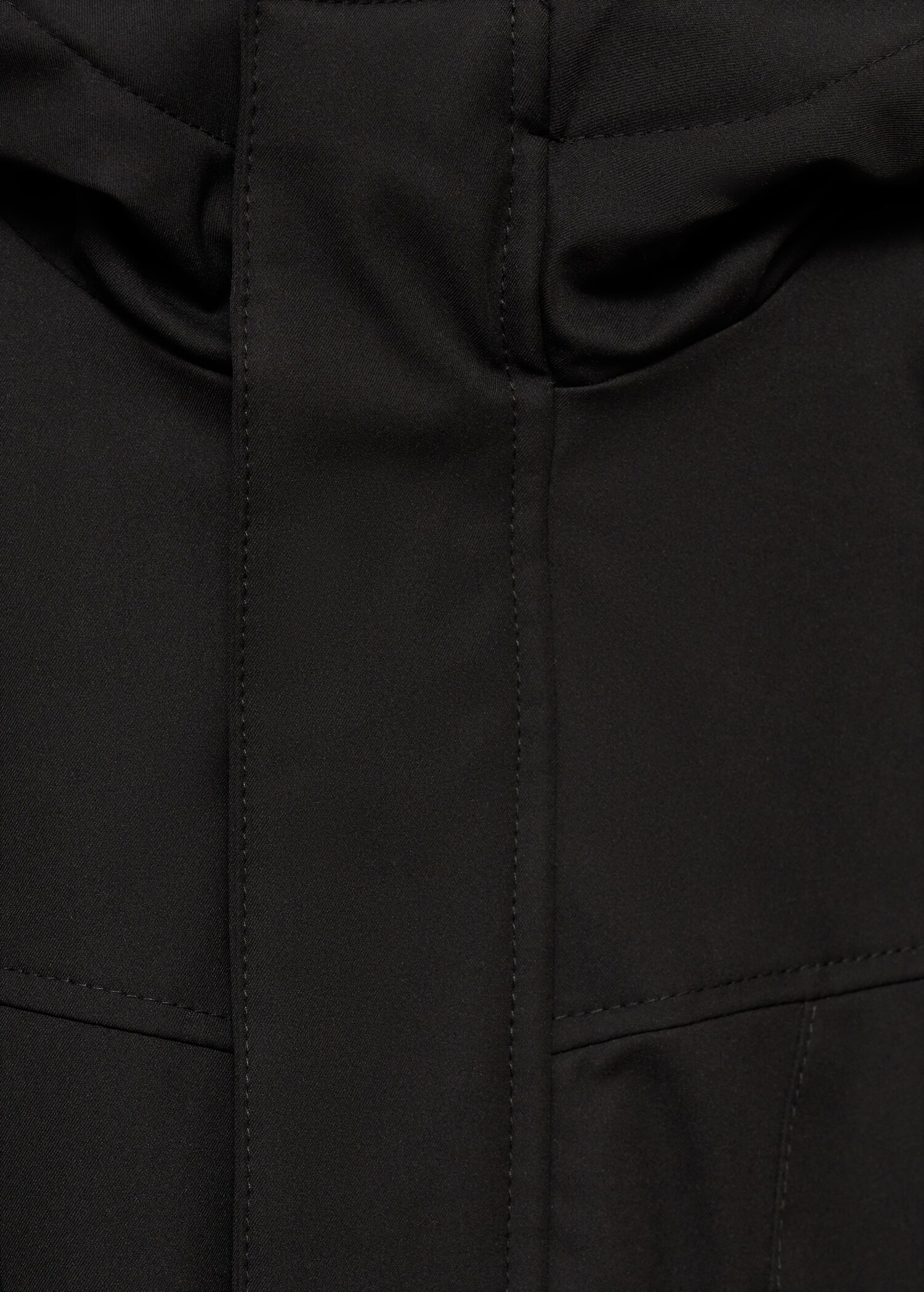 Hooded water-repellent quilted jacket - Details of the article 8