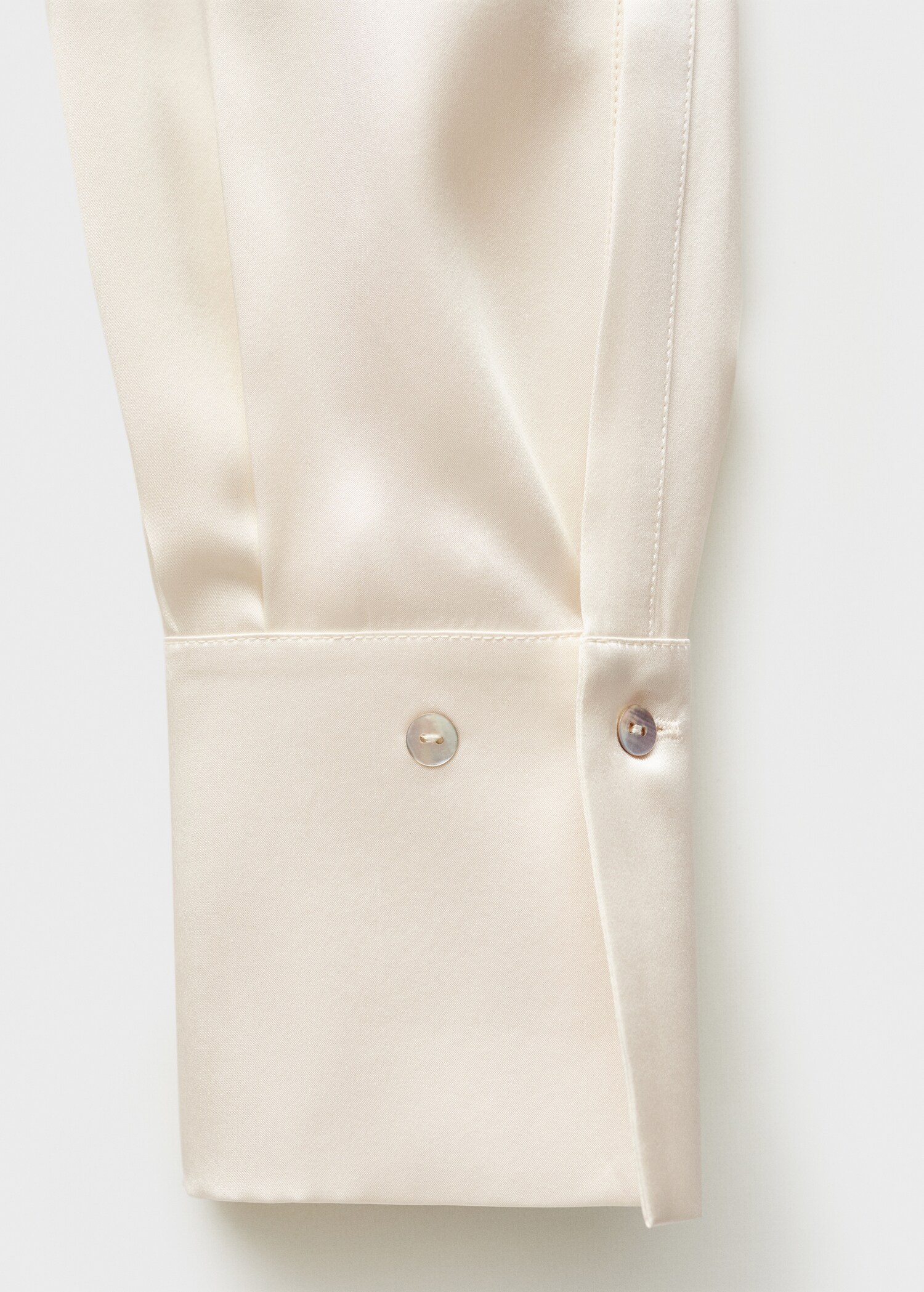 Camisa 100% seda satinada - Detalle del artículo 0