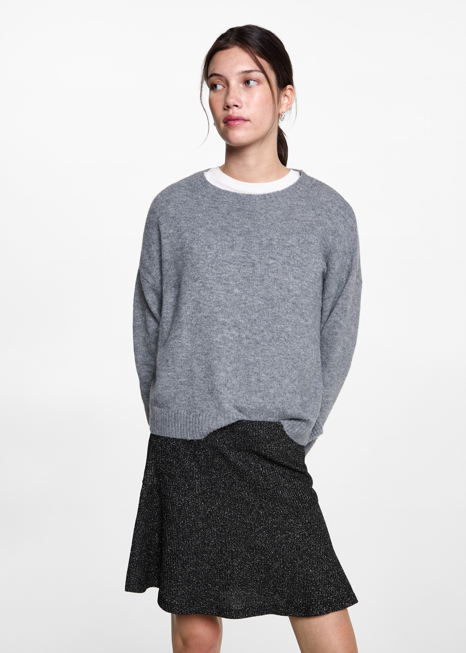 Lurex knitted skirt - Medium plane