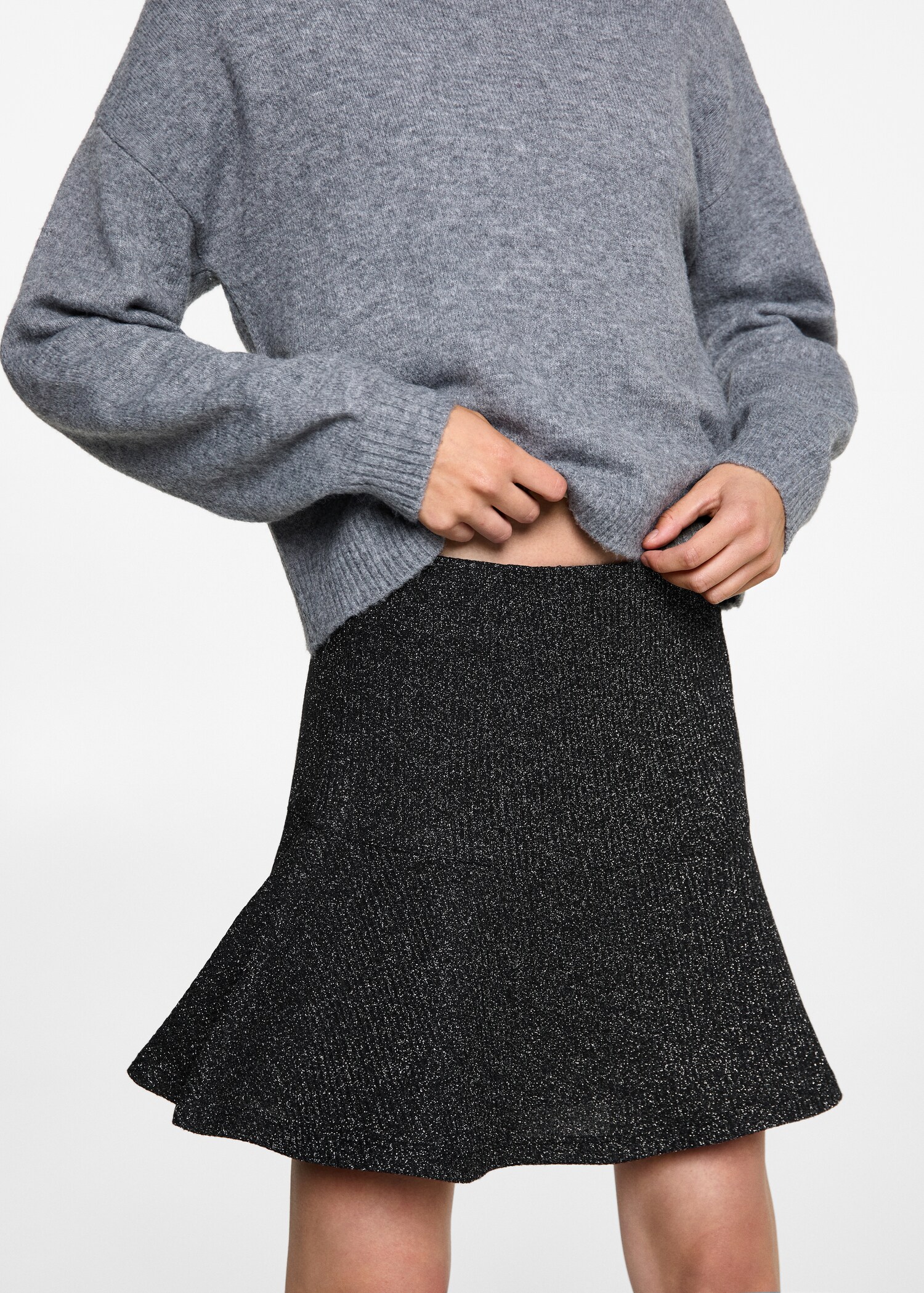 Lurex knitted skirt - Details of the article 6