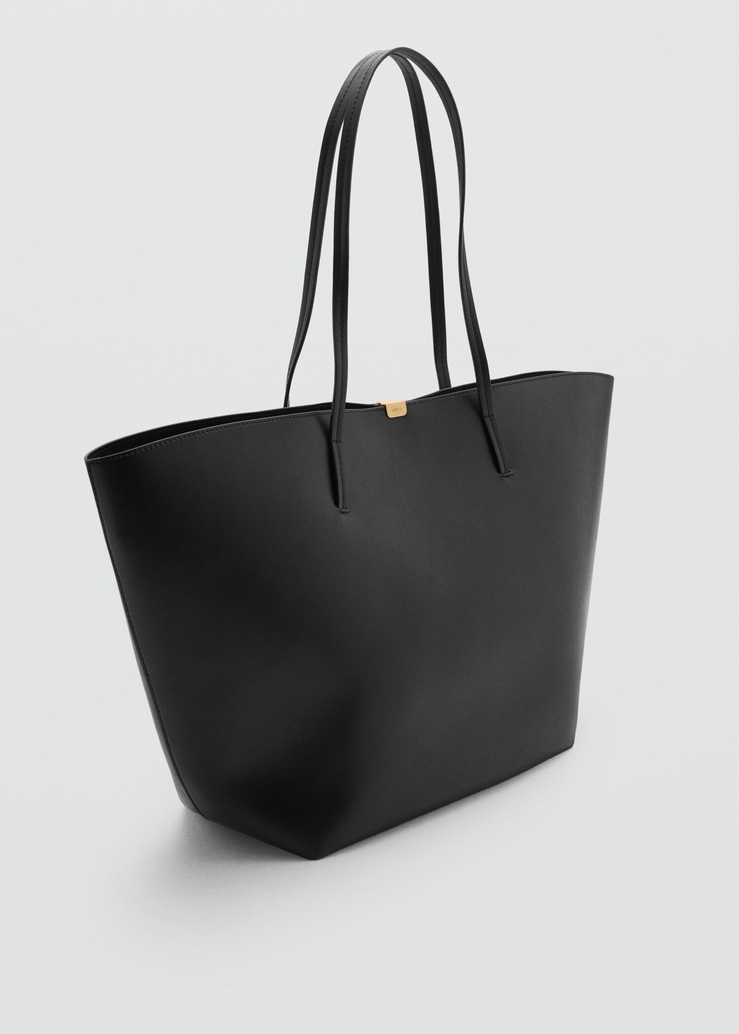 Shopper-Tasche mit Metalldetails - Mittlere Ansicht