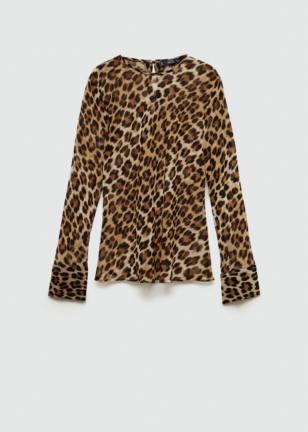 Blusa estampado leopardo
