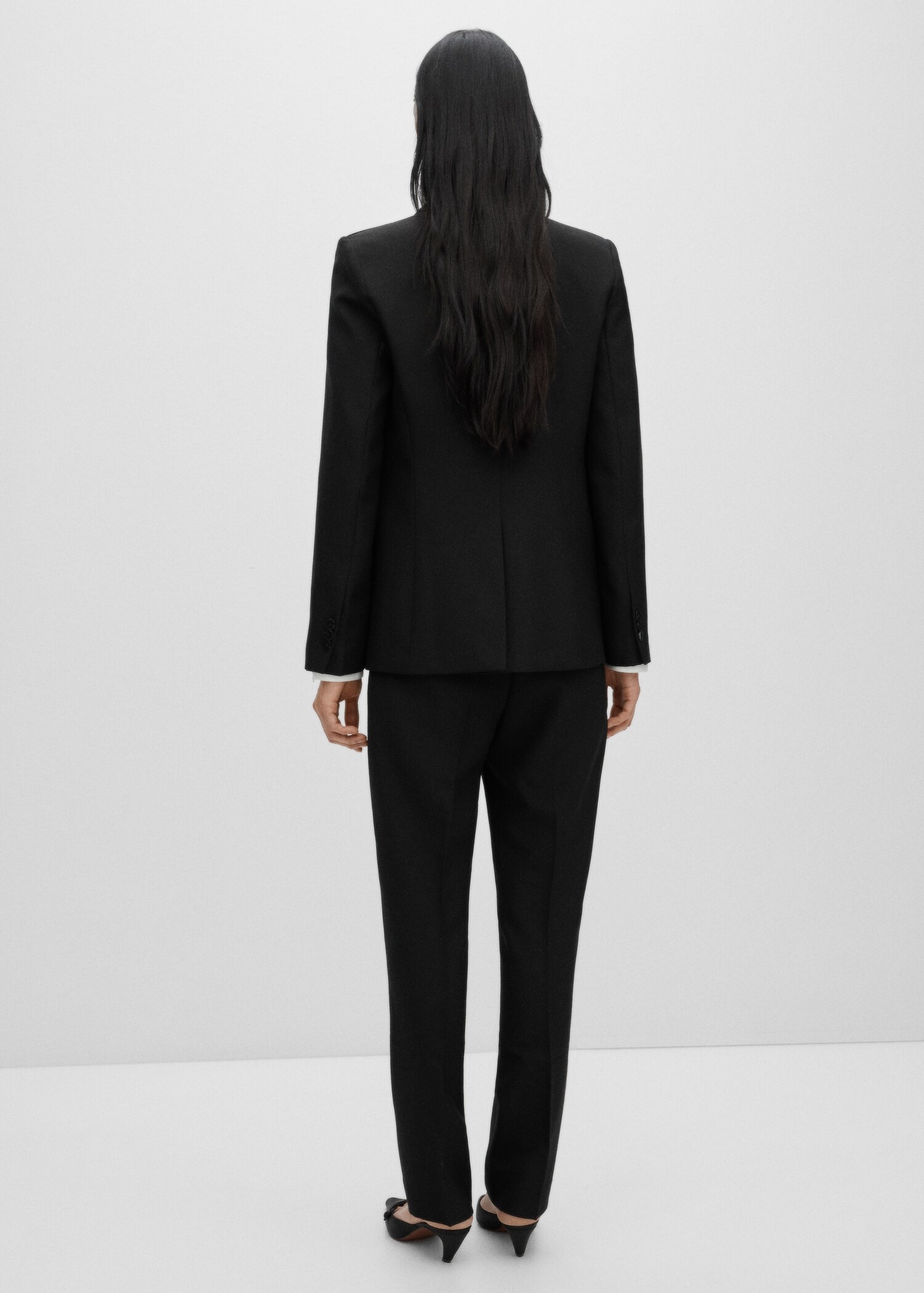 Wool suit trousers - Reverse of the article