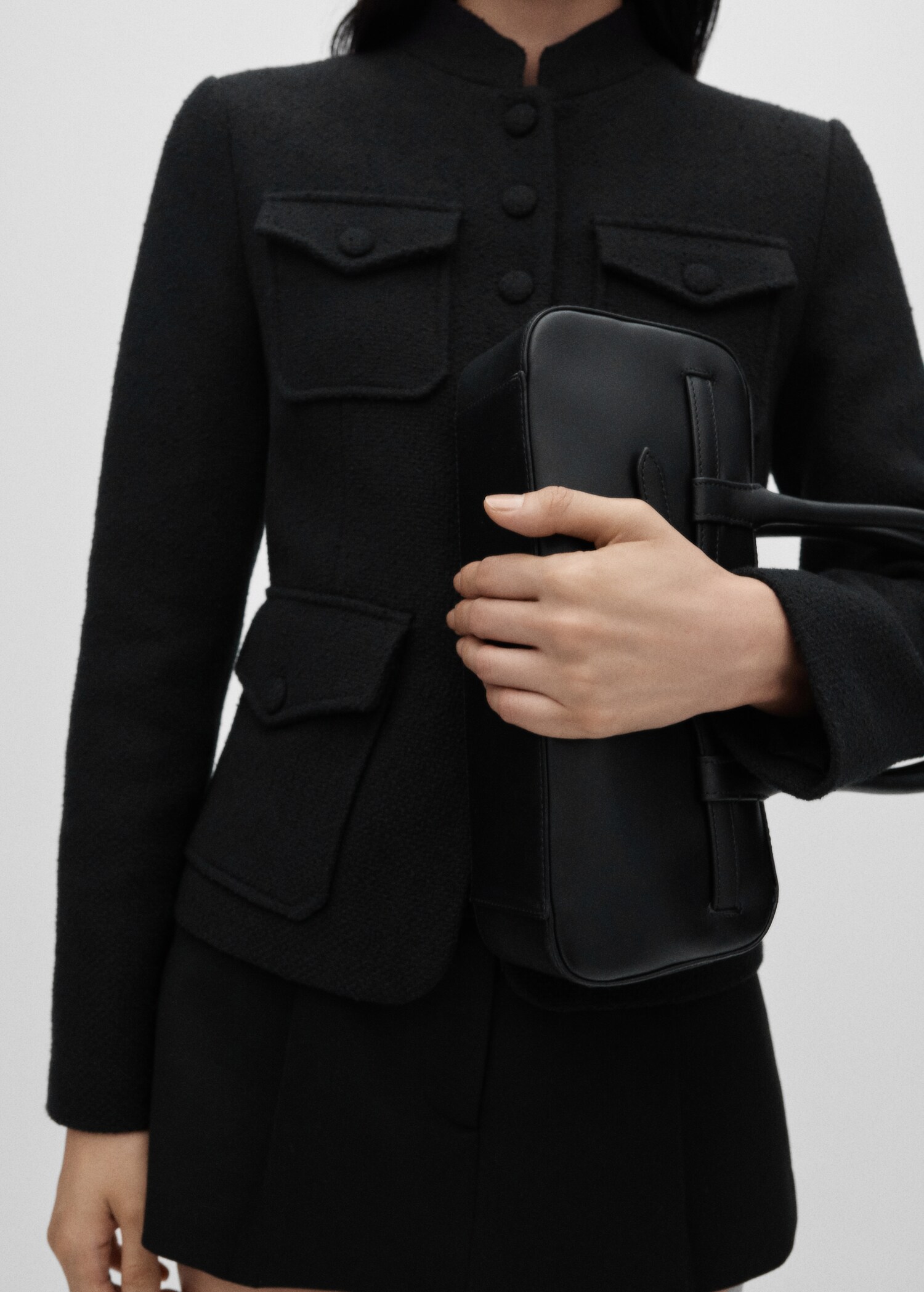 Veste en tweed à poches - Détail de l'article 1