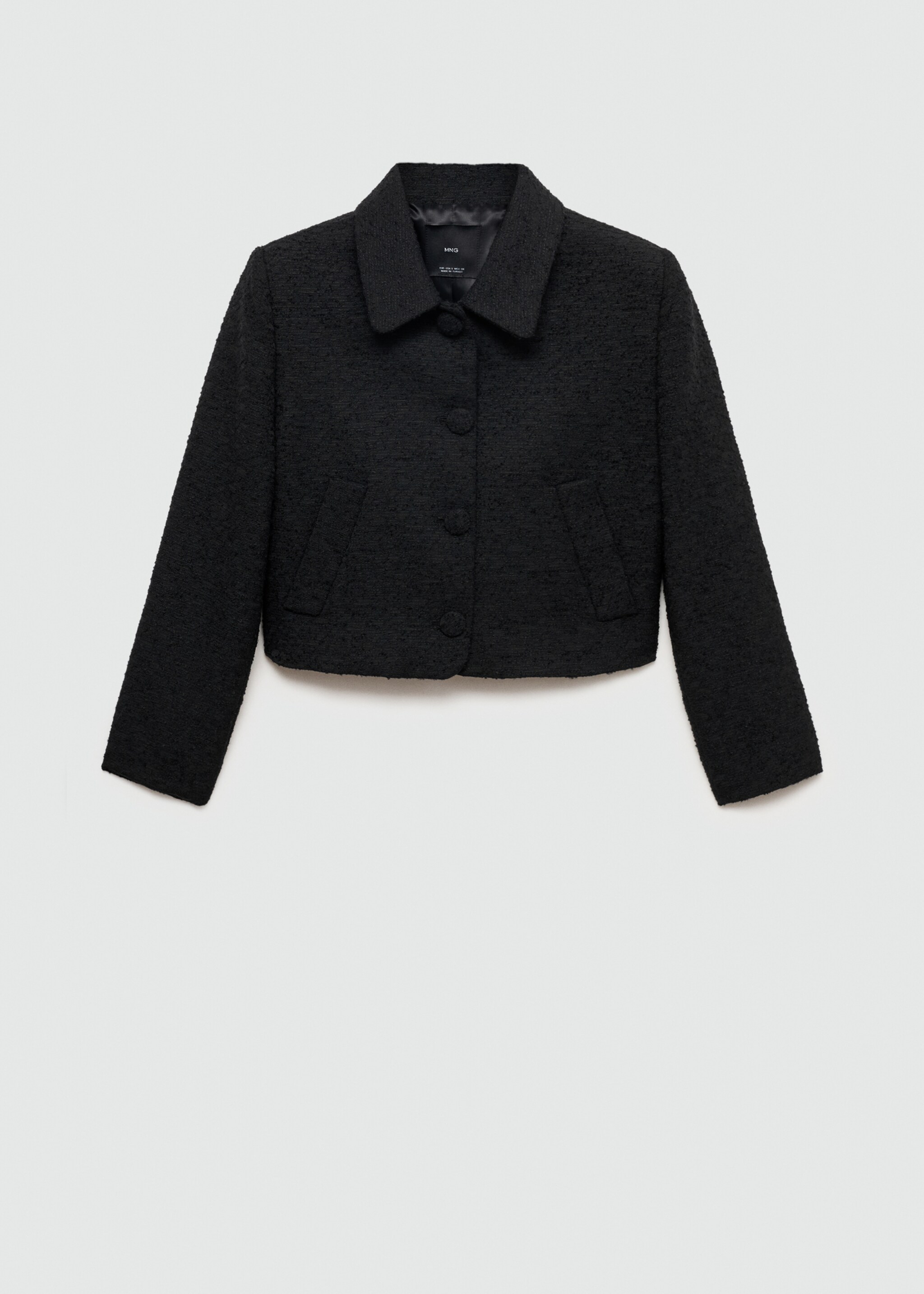 Chaqueta tweed crop - Artículo sin modelo