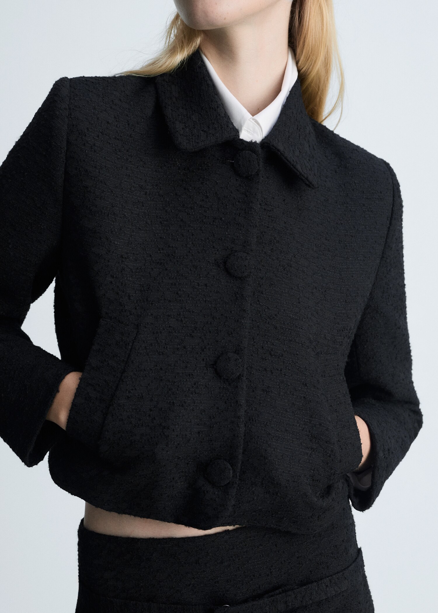 Chaqueta tweed crop - Detalle del artículo 6