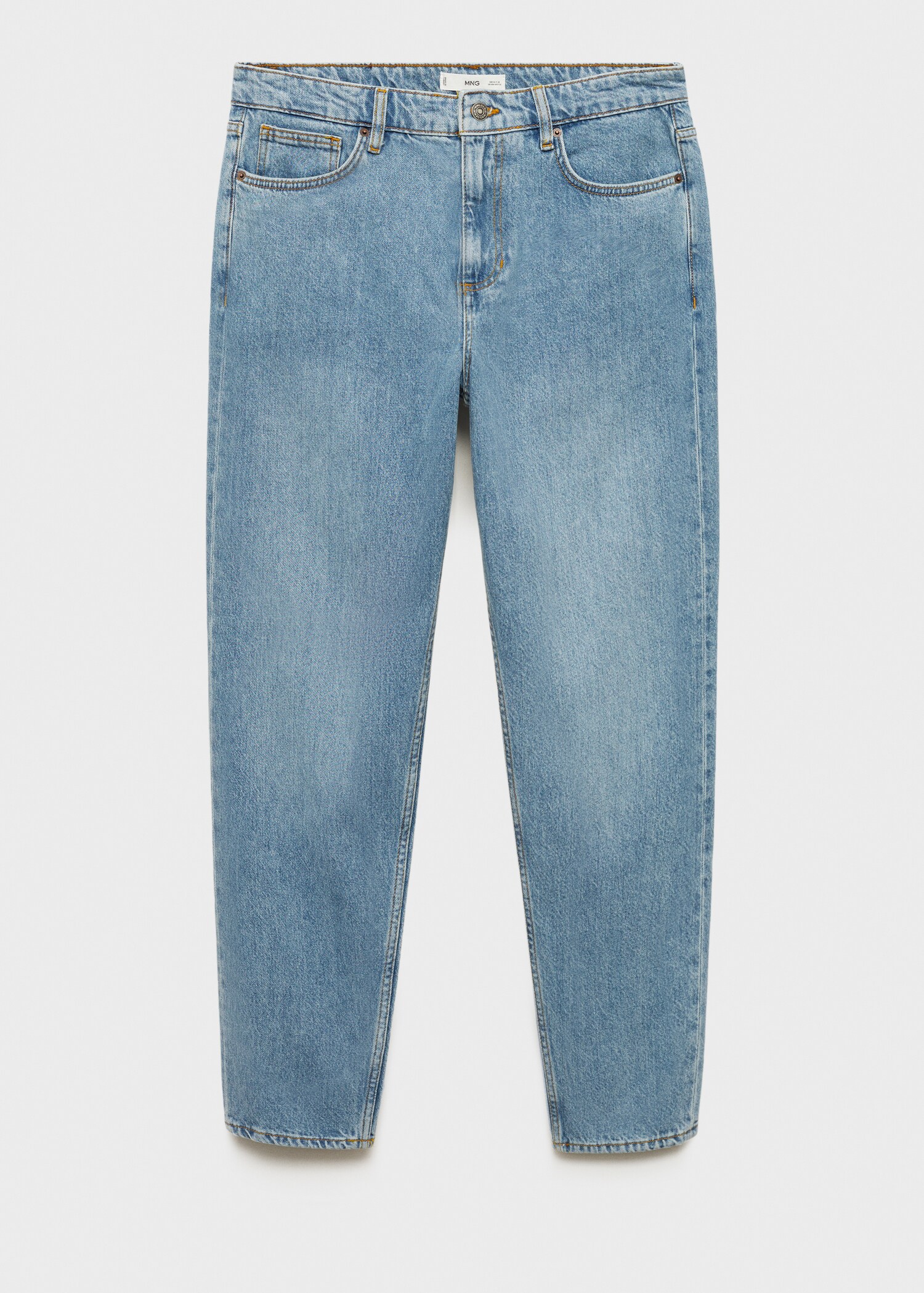 Tapered-fit jeans met lichte wassing - Artikel zonder model