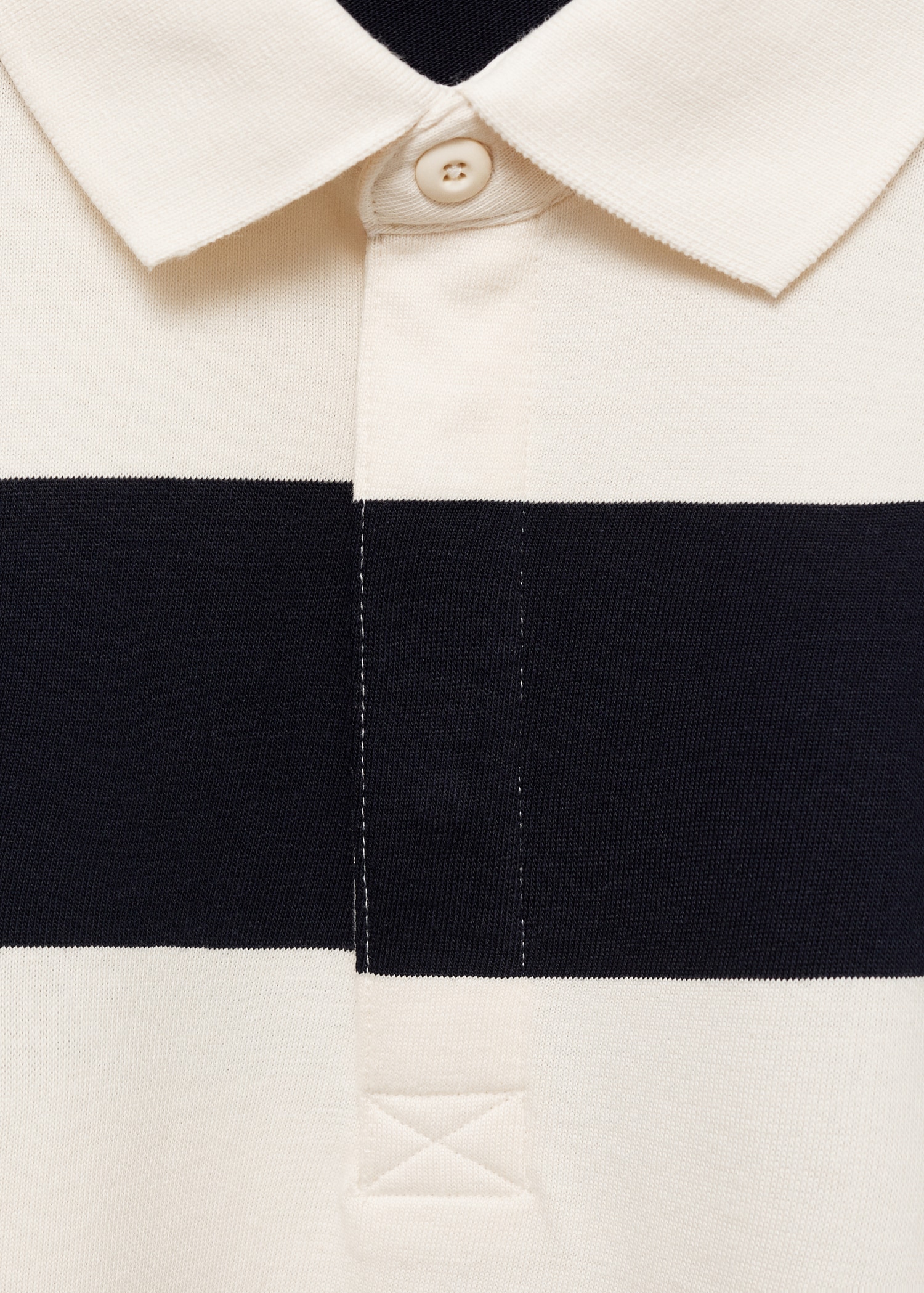 100% cotton striped regular-fit polo shirt - Details of the article 8