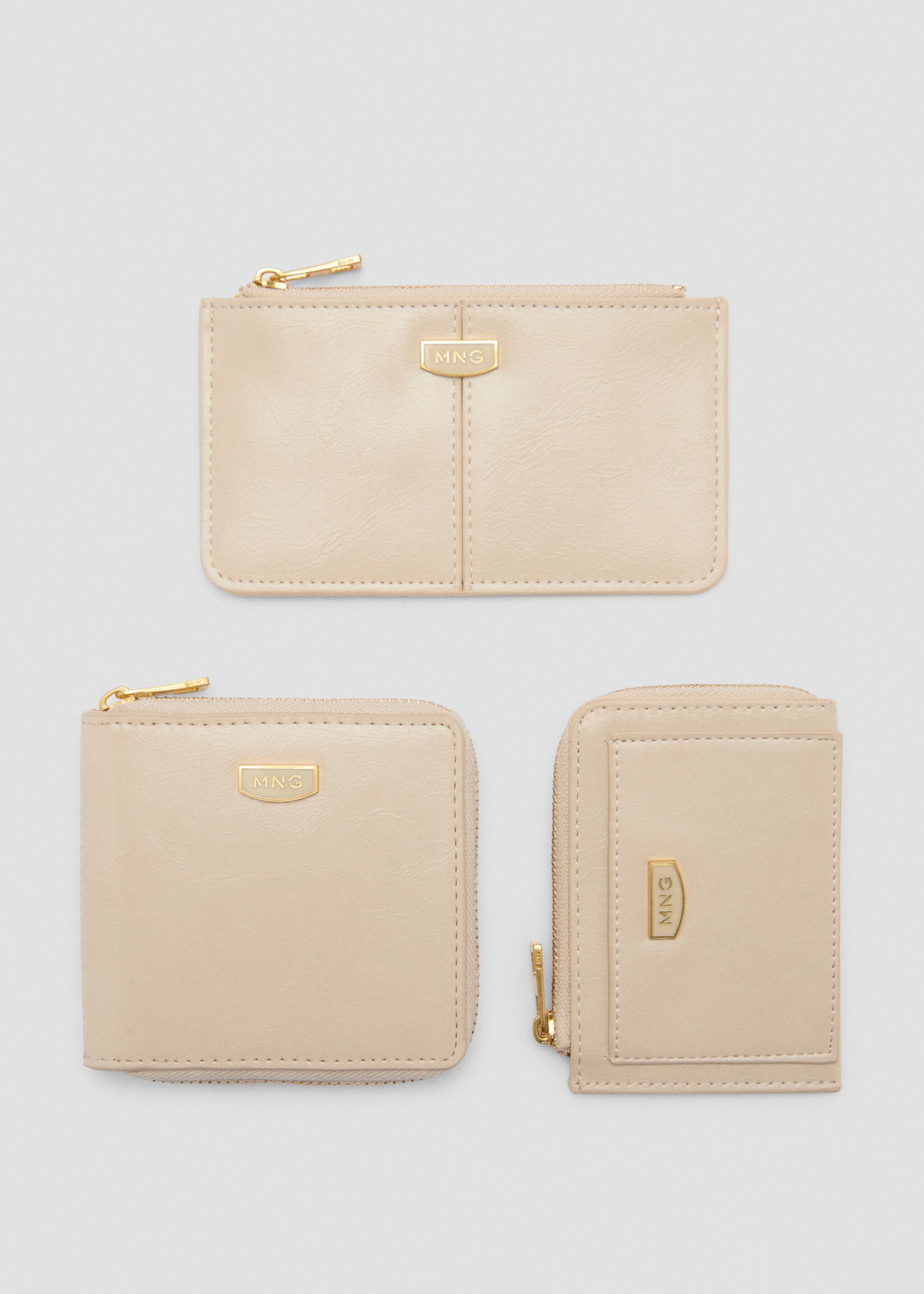 Card holder with decorative stitching - Details of the article 3