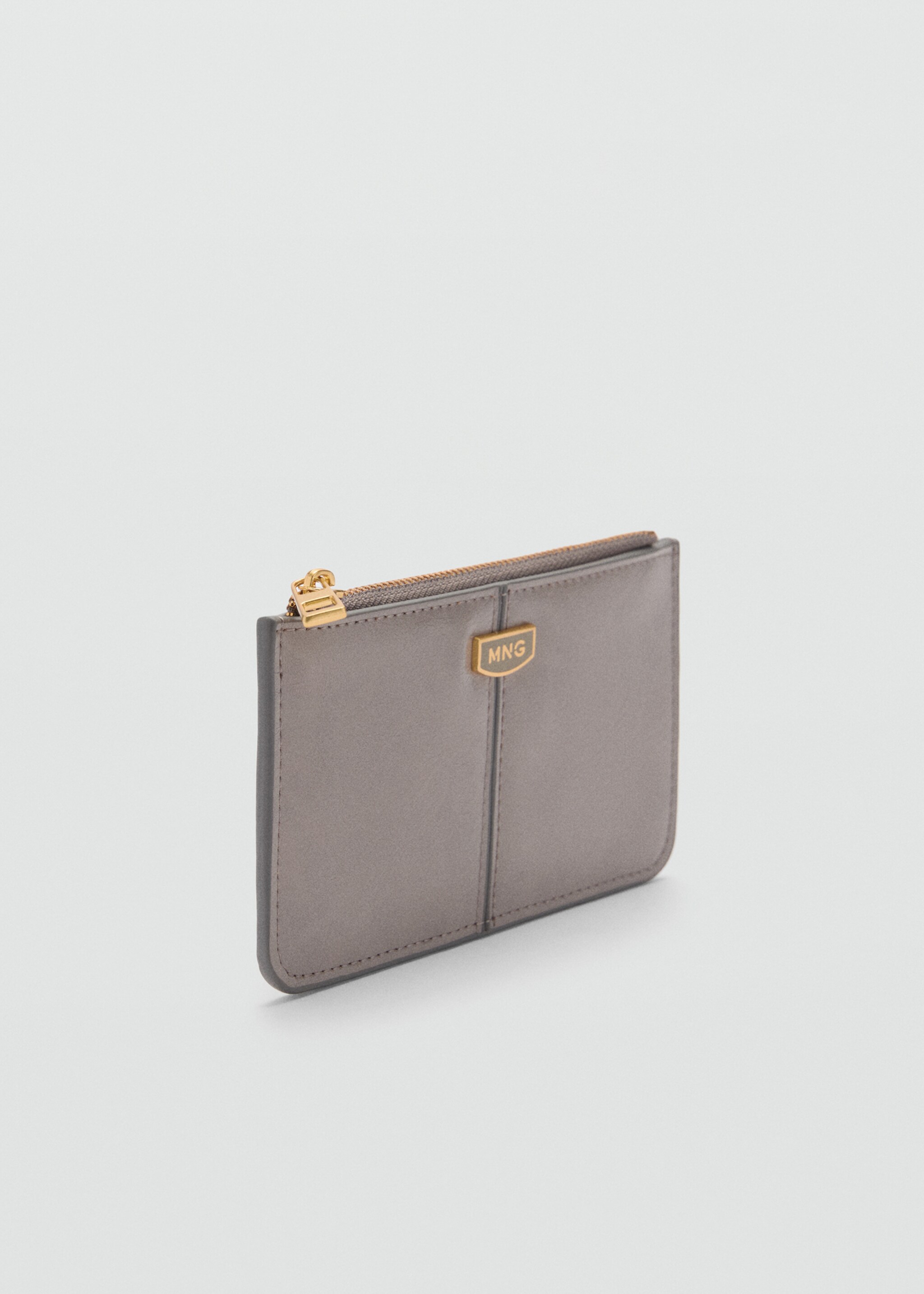Card holder with decorative stitching - Medium plane