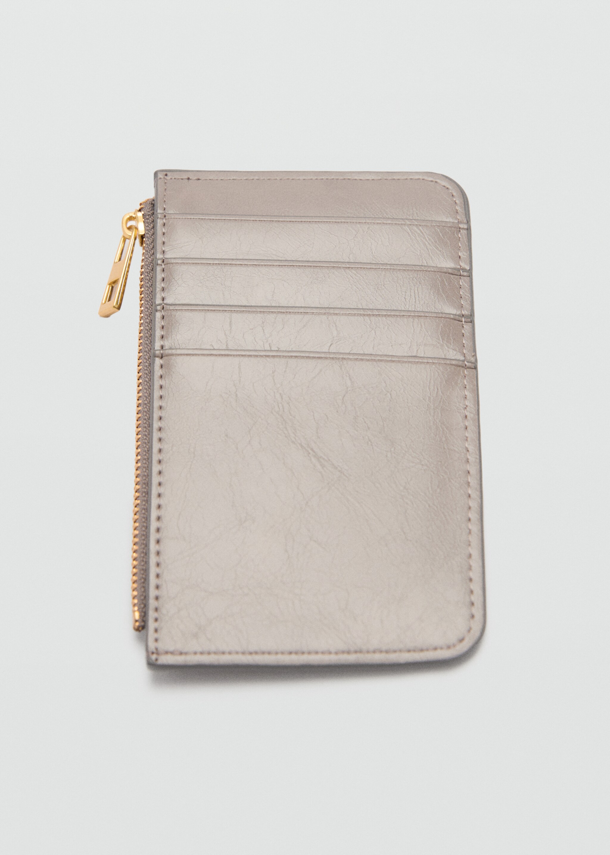 Card holder with decorative stitching - Details of the article 1