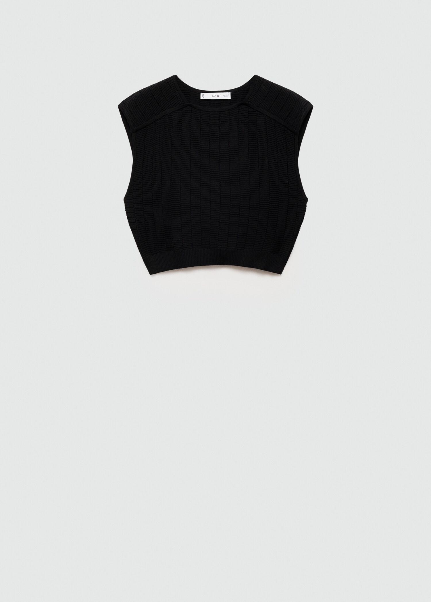 Top maille sans manches - Article sans modèle