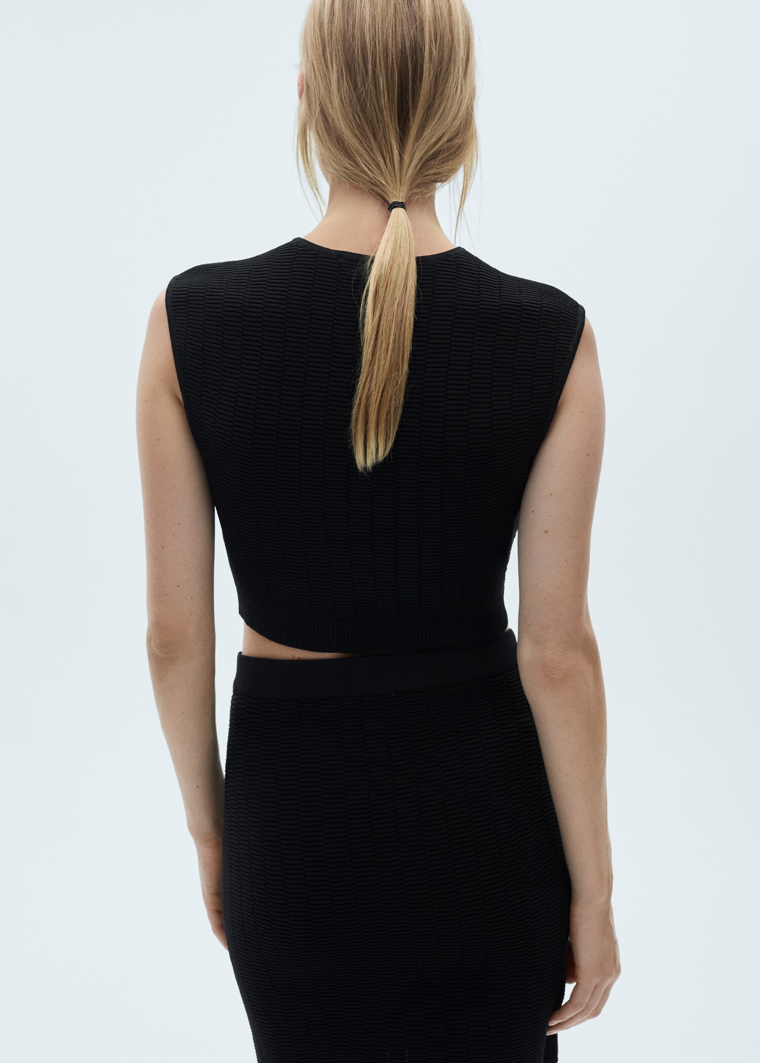 Top maille sans manches - Verso de l’article