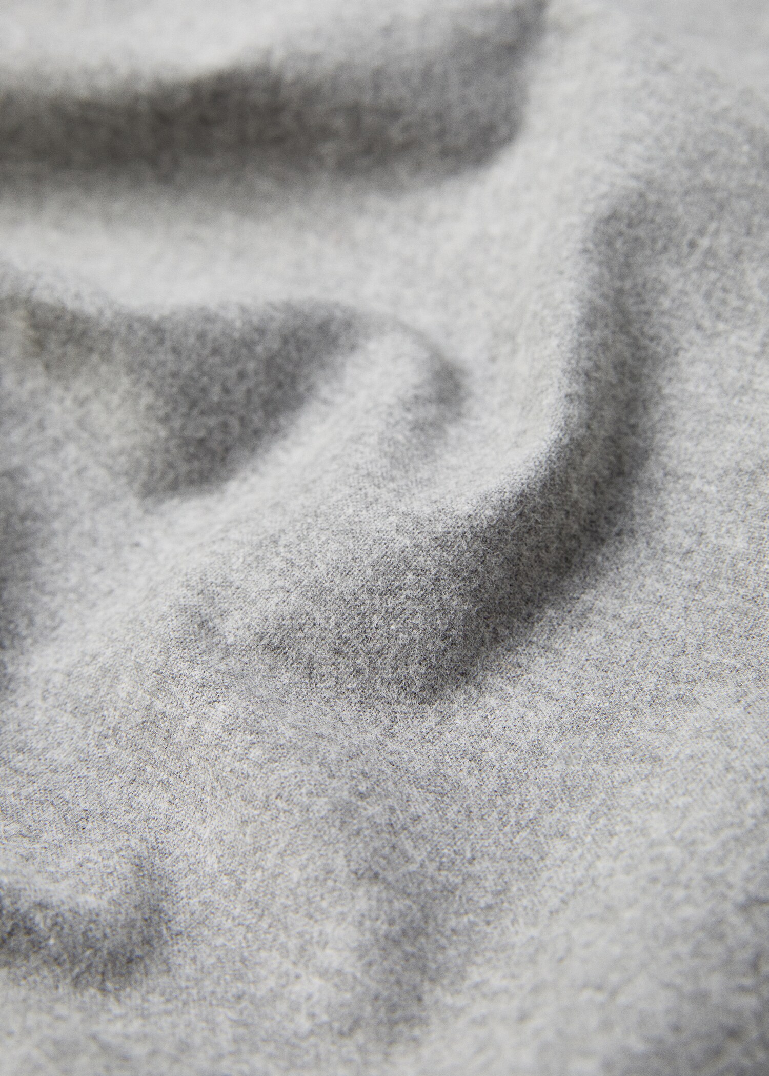 Plain flannel fitted sheet 150cm - Medium plane