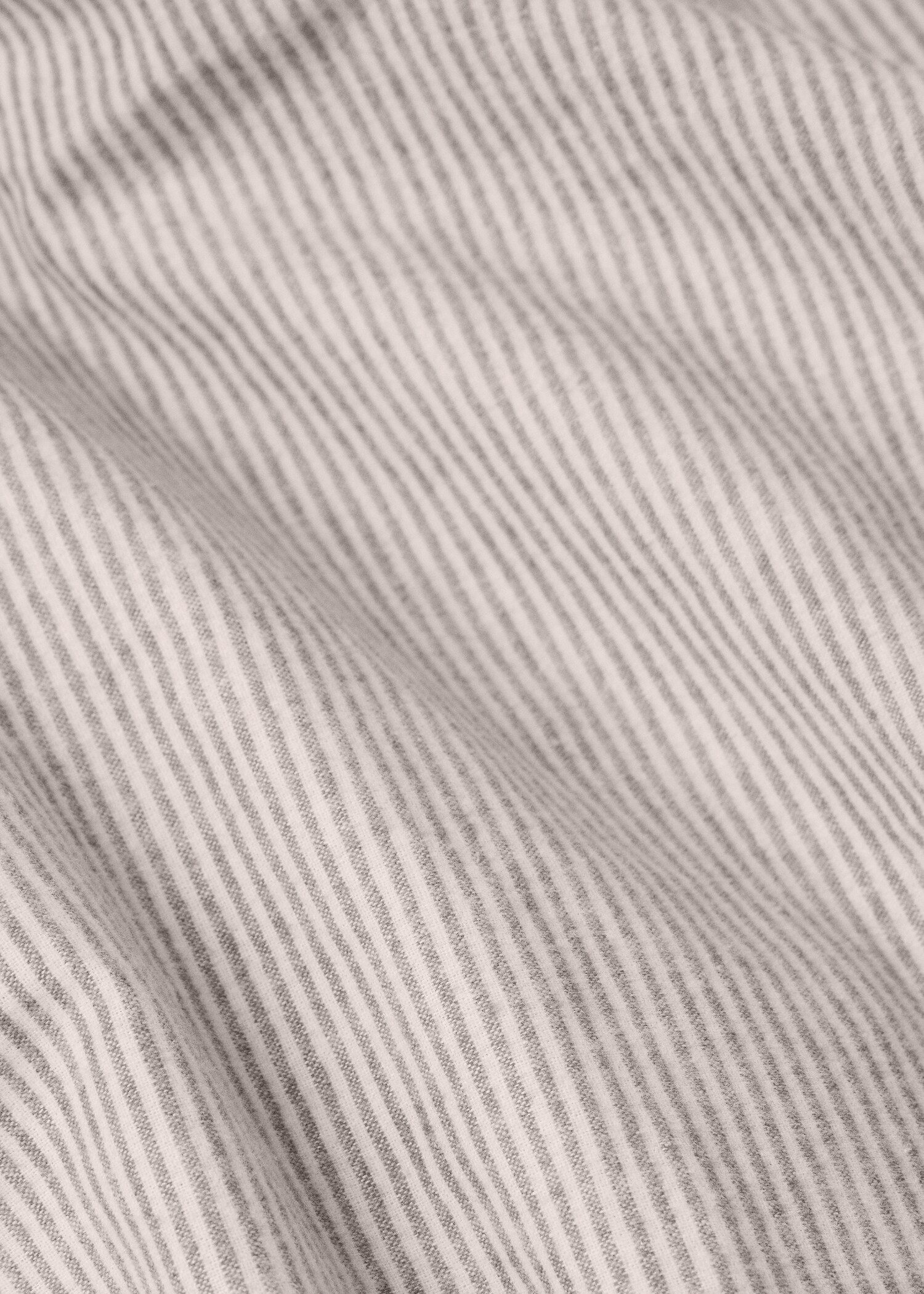 Duvet cover cotton flannel stripes bed 135cm - Details of the article 3