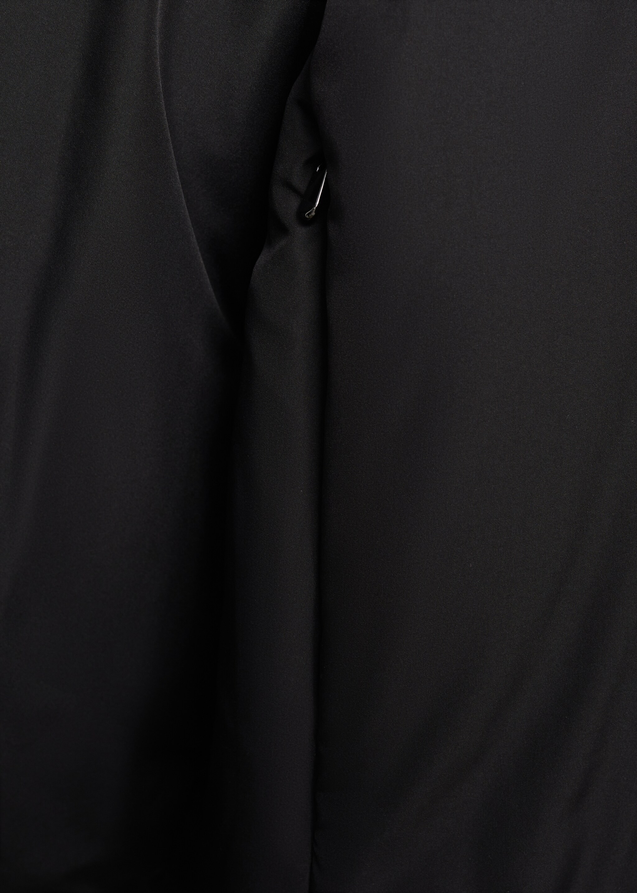 Bomber jacket with zip - Details of the article 0, Black. Ref: 77057663-00.