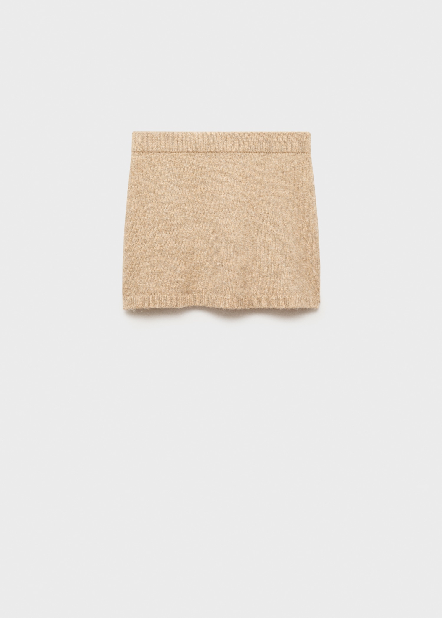 Knitted miniskirt - Article without model