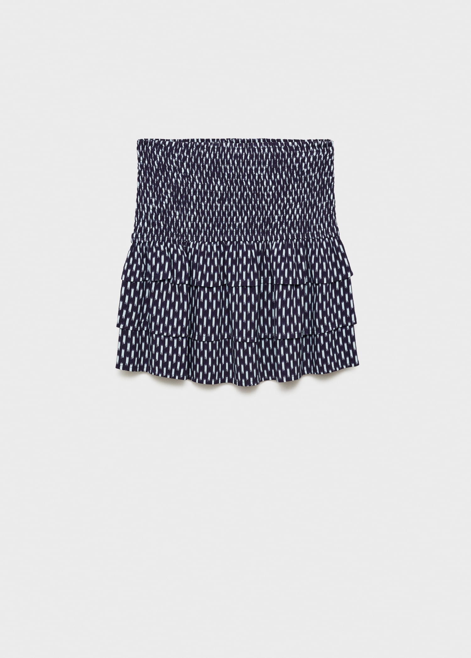 Gathered skirt with ruffles - Article without model