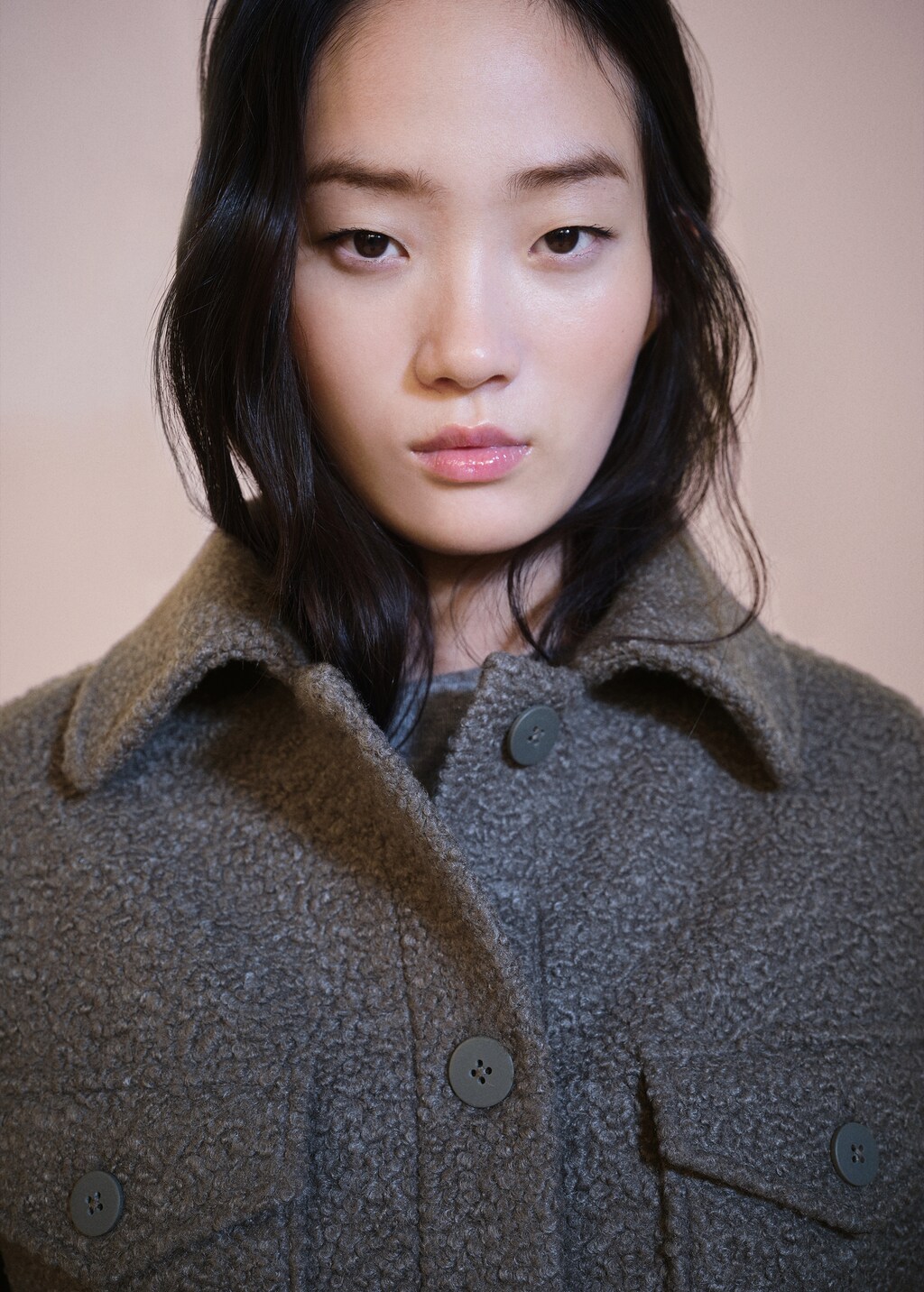 Boucle jacket with pockets