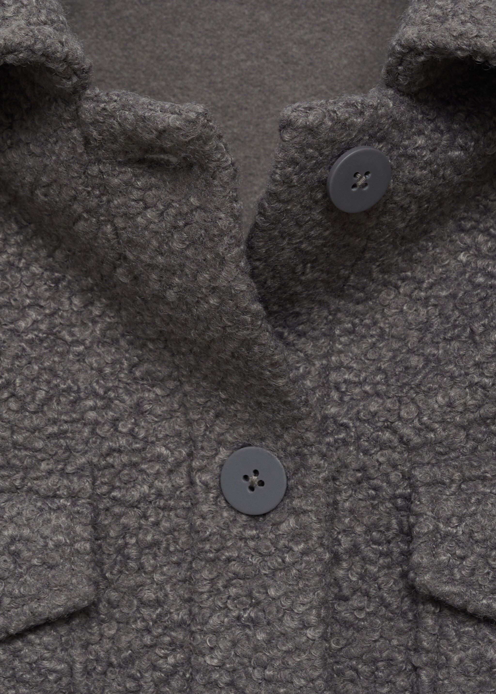 Veste tissu bouclette poches - Détail de l'article 8