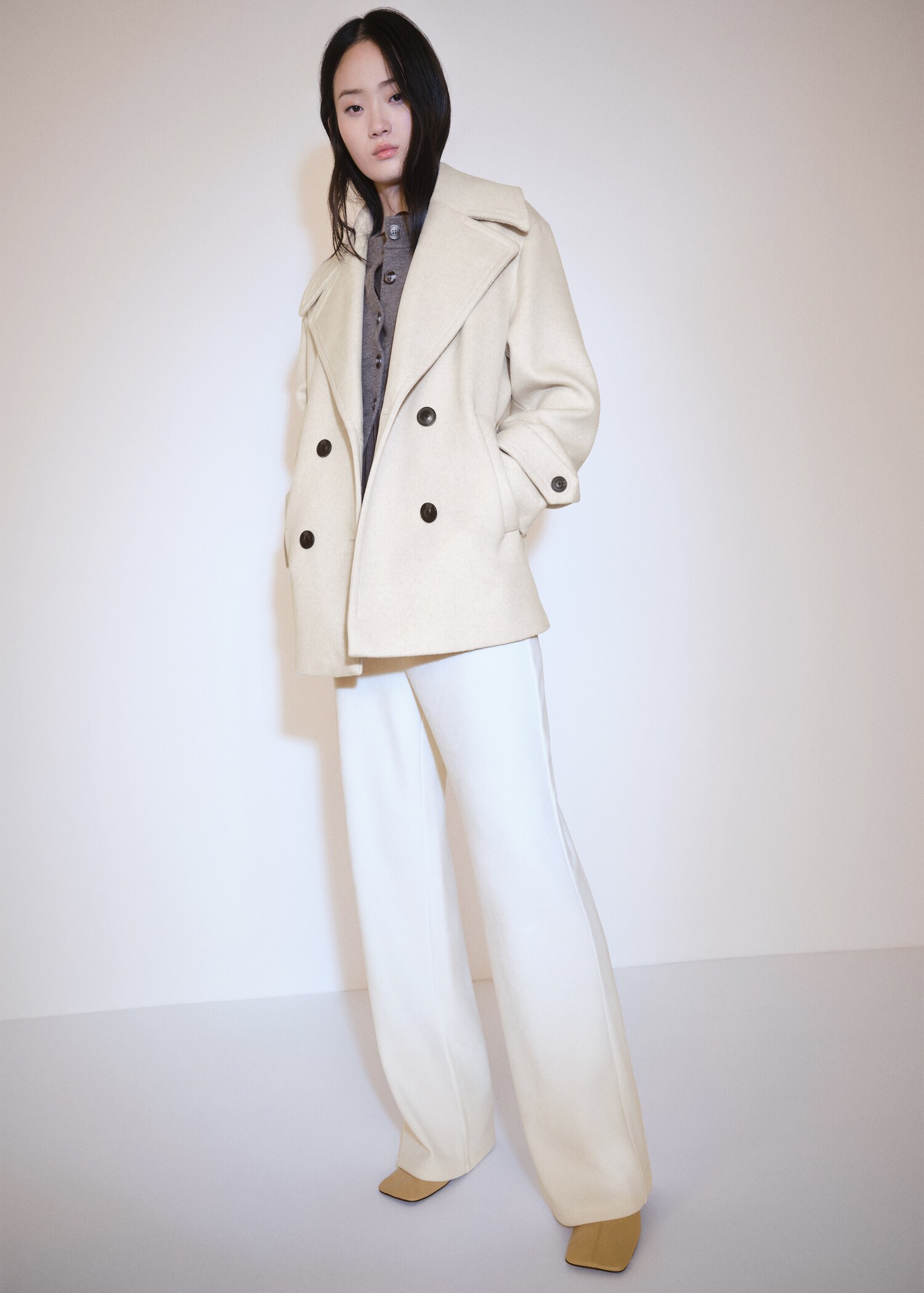 Corduroy trousers with elastic waist - Details of the article 2