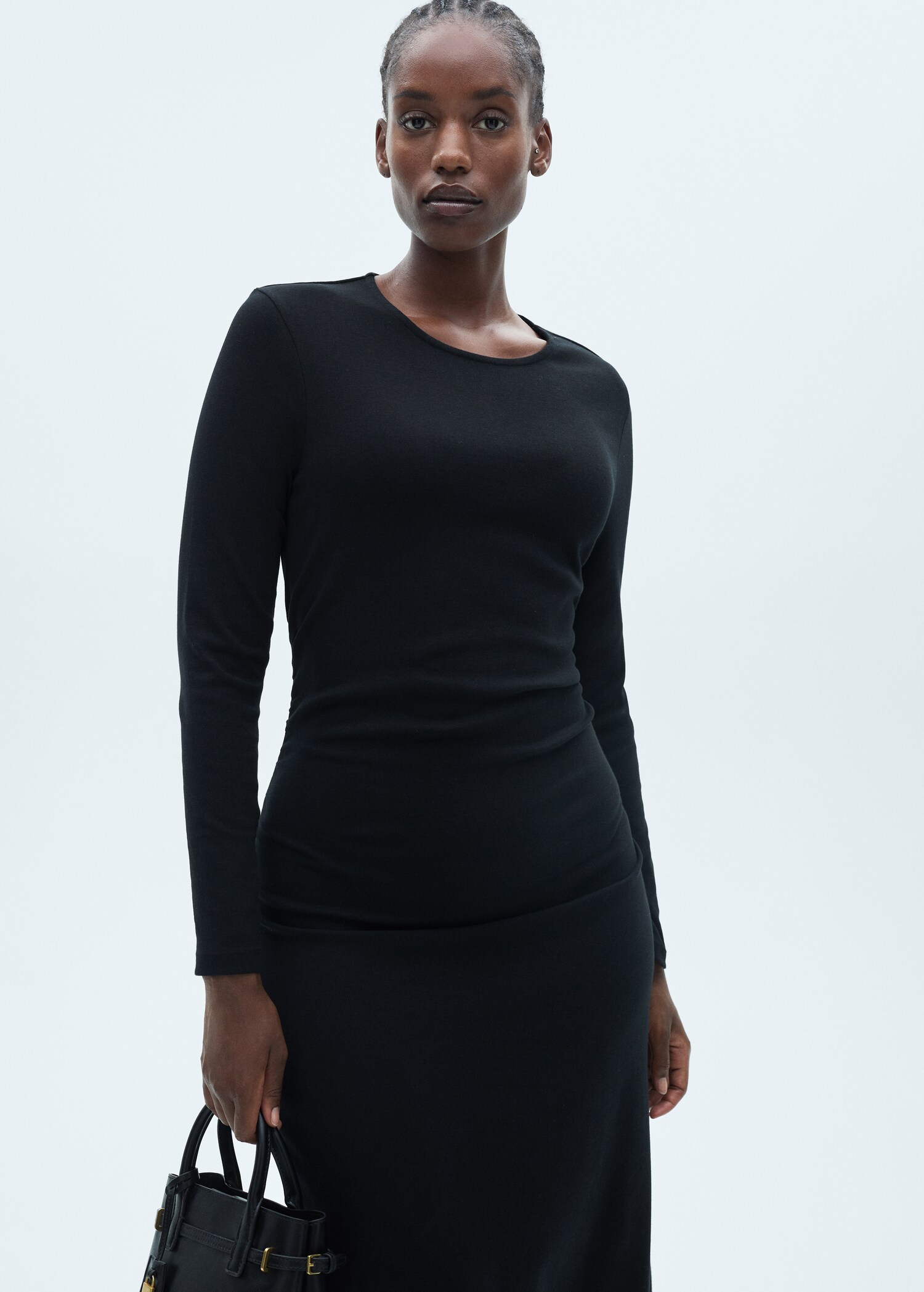 Cotton midi dress - Details of the article 5