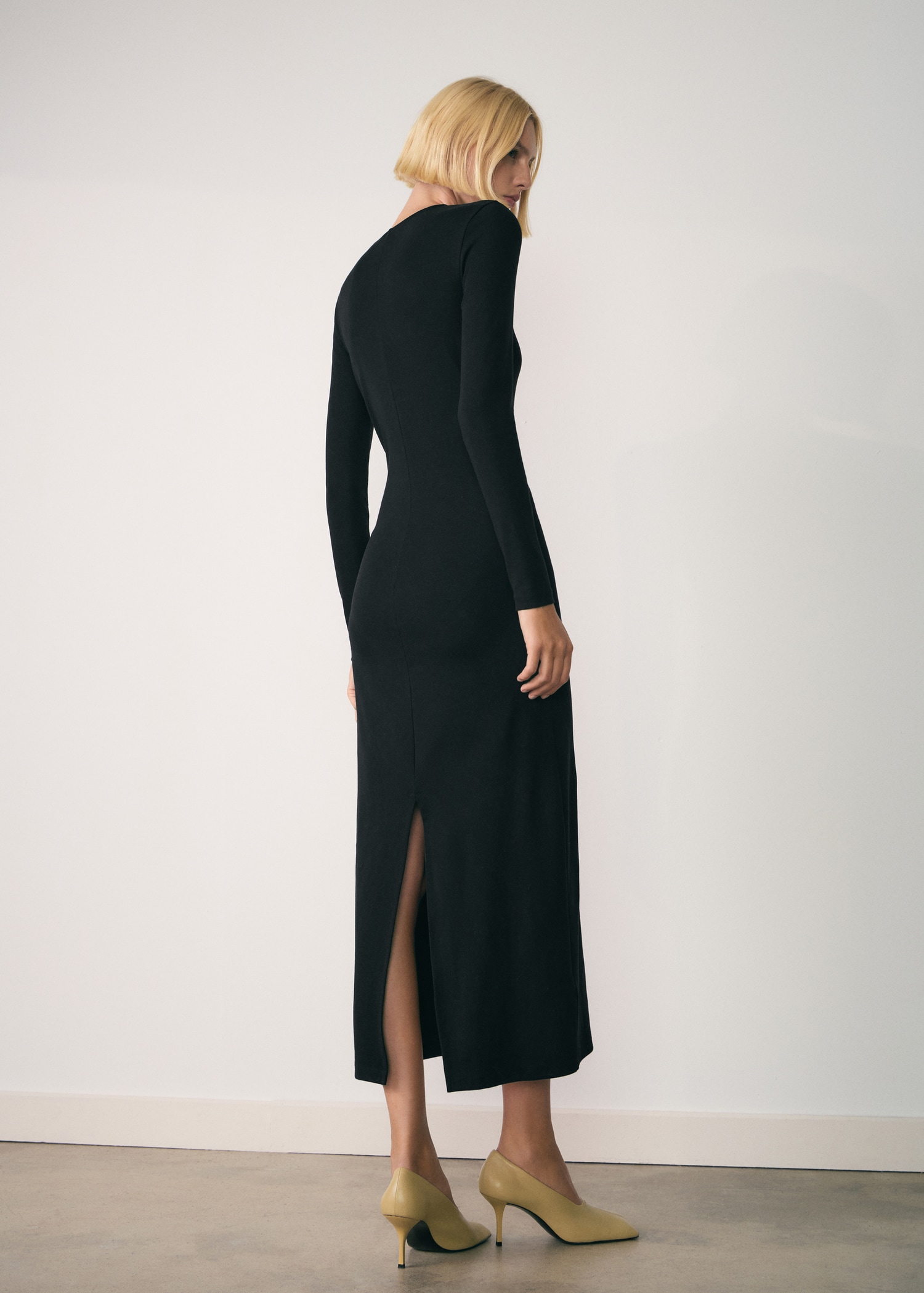 Cotton midi dress - Reverse of the article