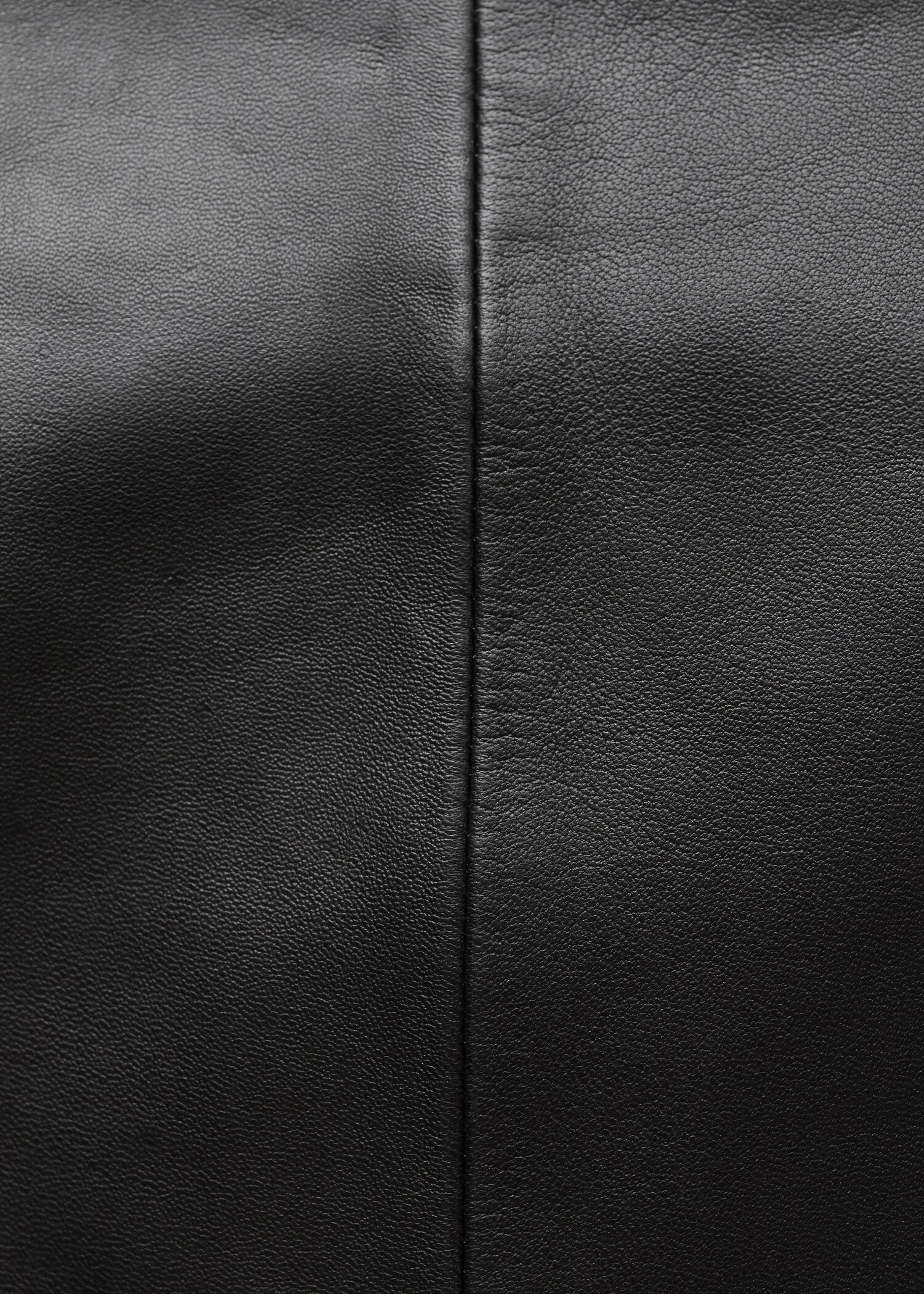 Straight-fit leather mini-skirt - Details of the article 8